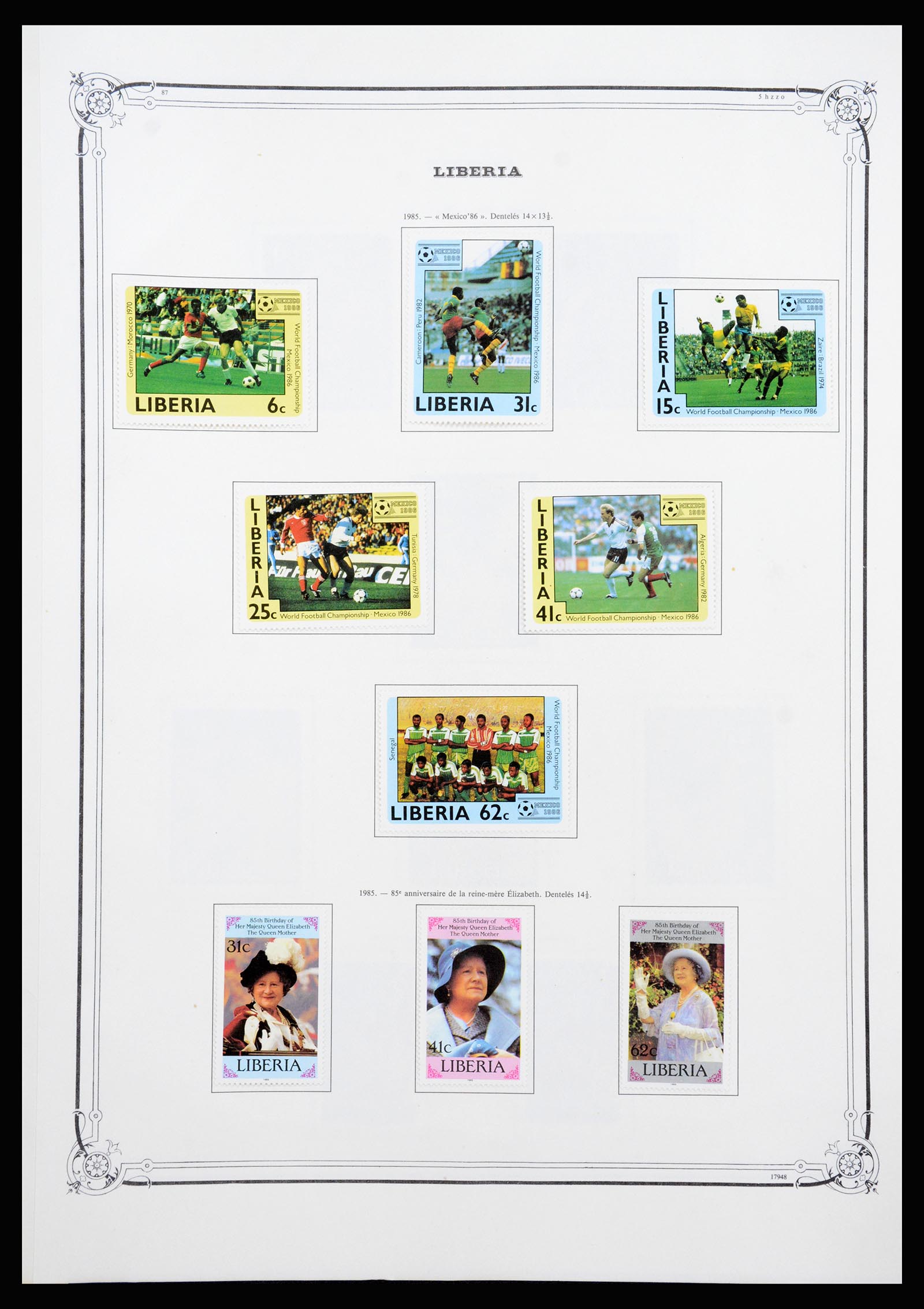 37195 077 - Postzegelverzameling 37195 Liberia 1860-2001.
