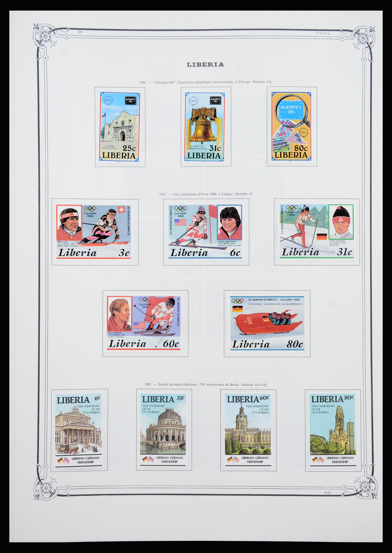 37195 079 - Postzegelverzameling 37195 Liberia 1860-2001.