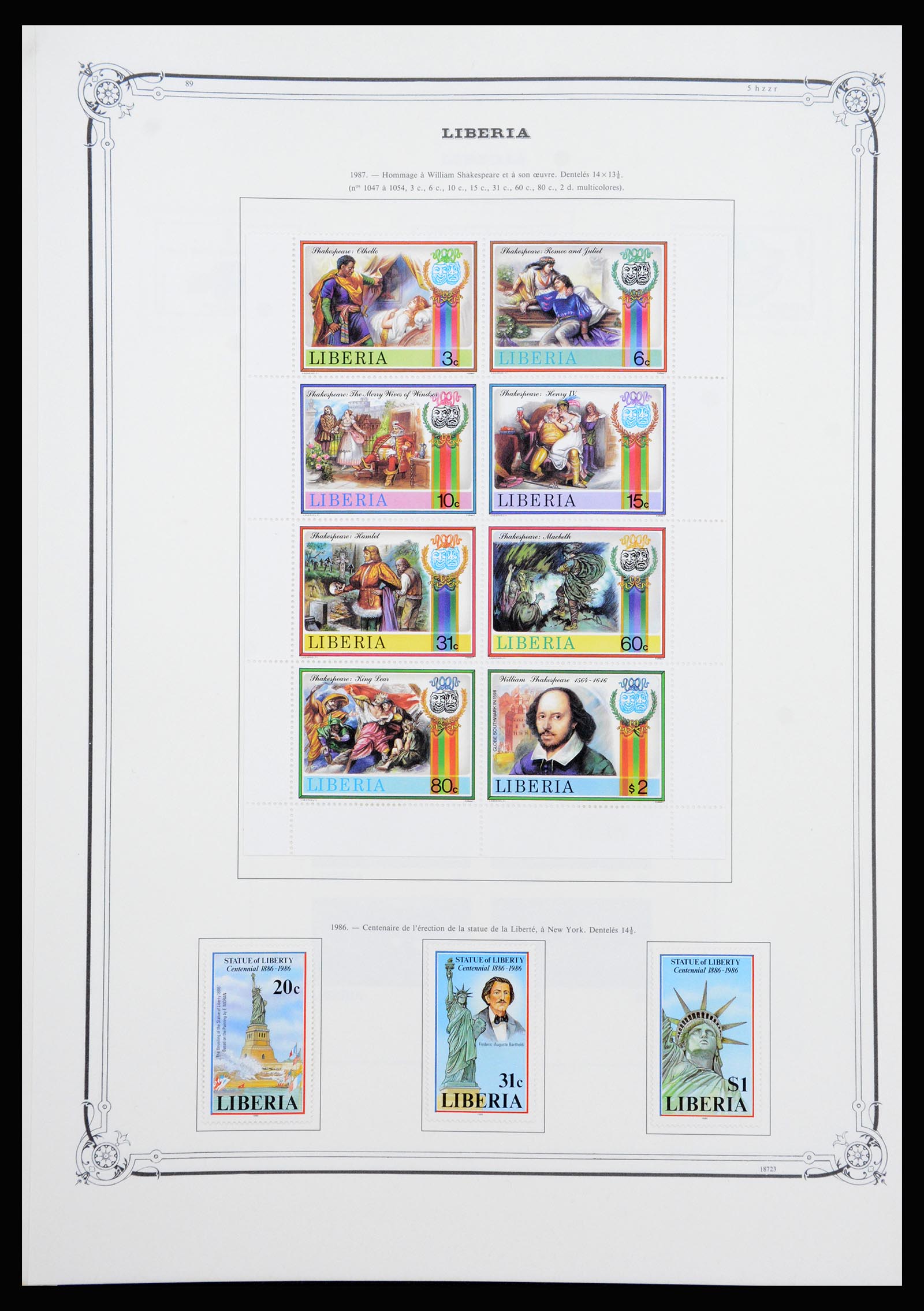 37195 080 - Postzegelverzameling 37195 Liberia 1860-2001.