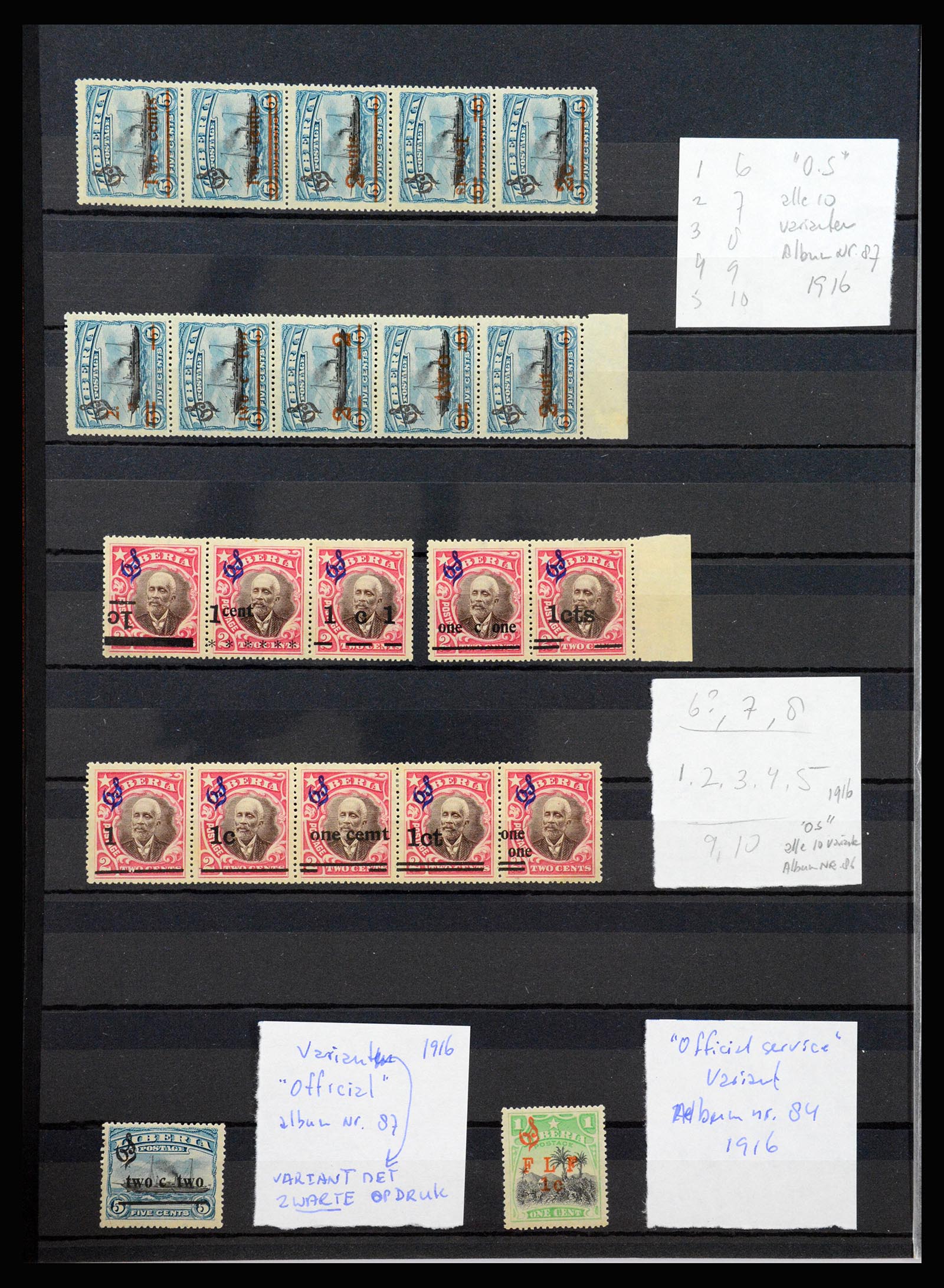 37195 325 - Postzegelverzameling 37195 Liberia 1860-2001.