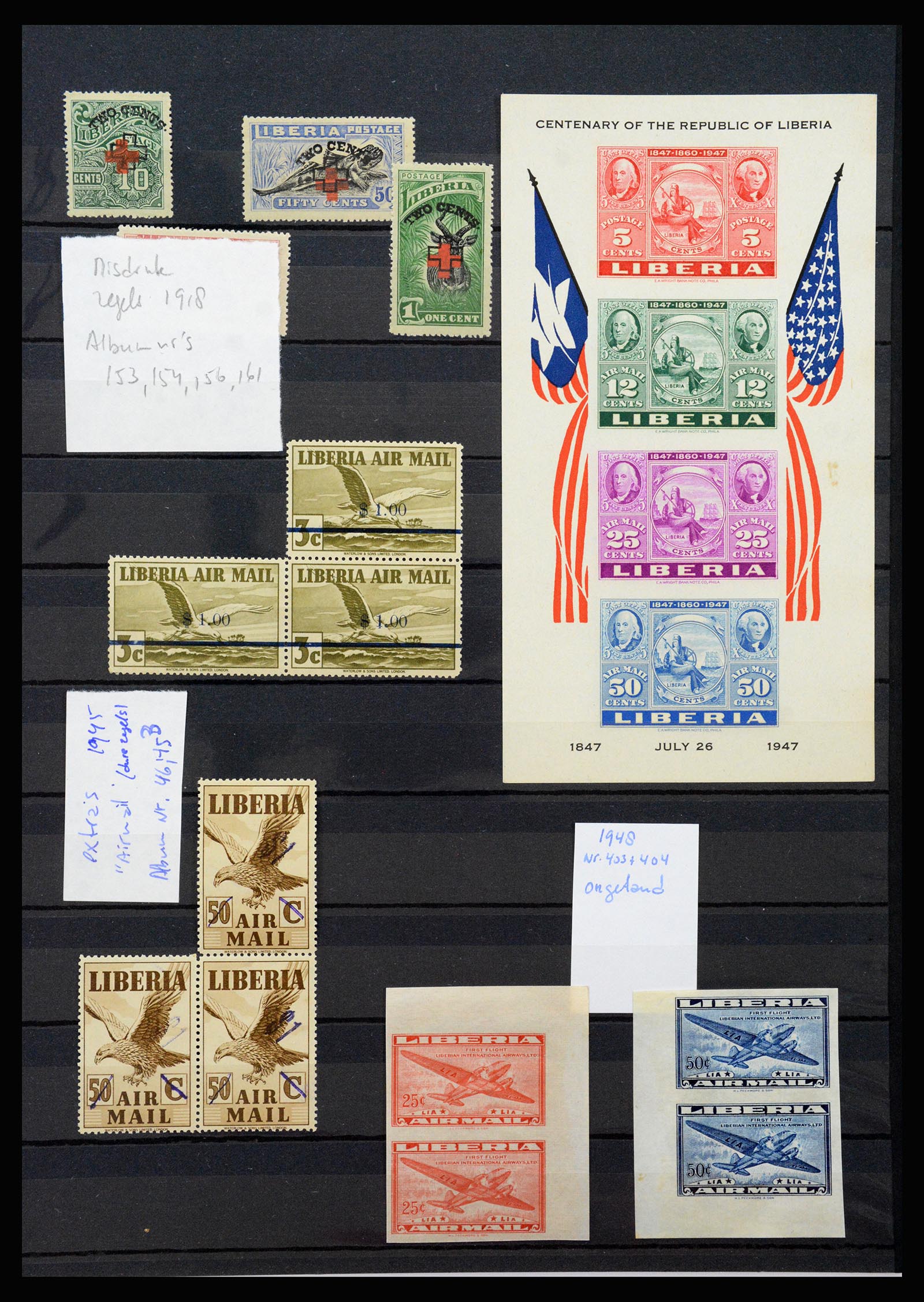 37195 326 - Postzegelverzameling 37195 Liberia 1860-2001.