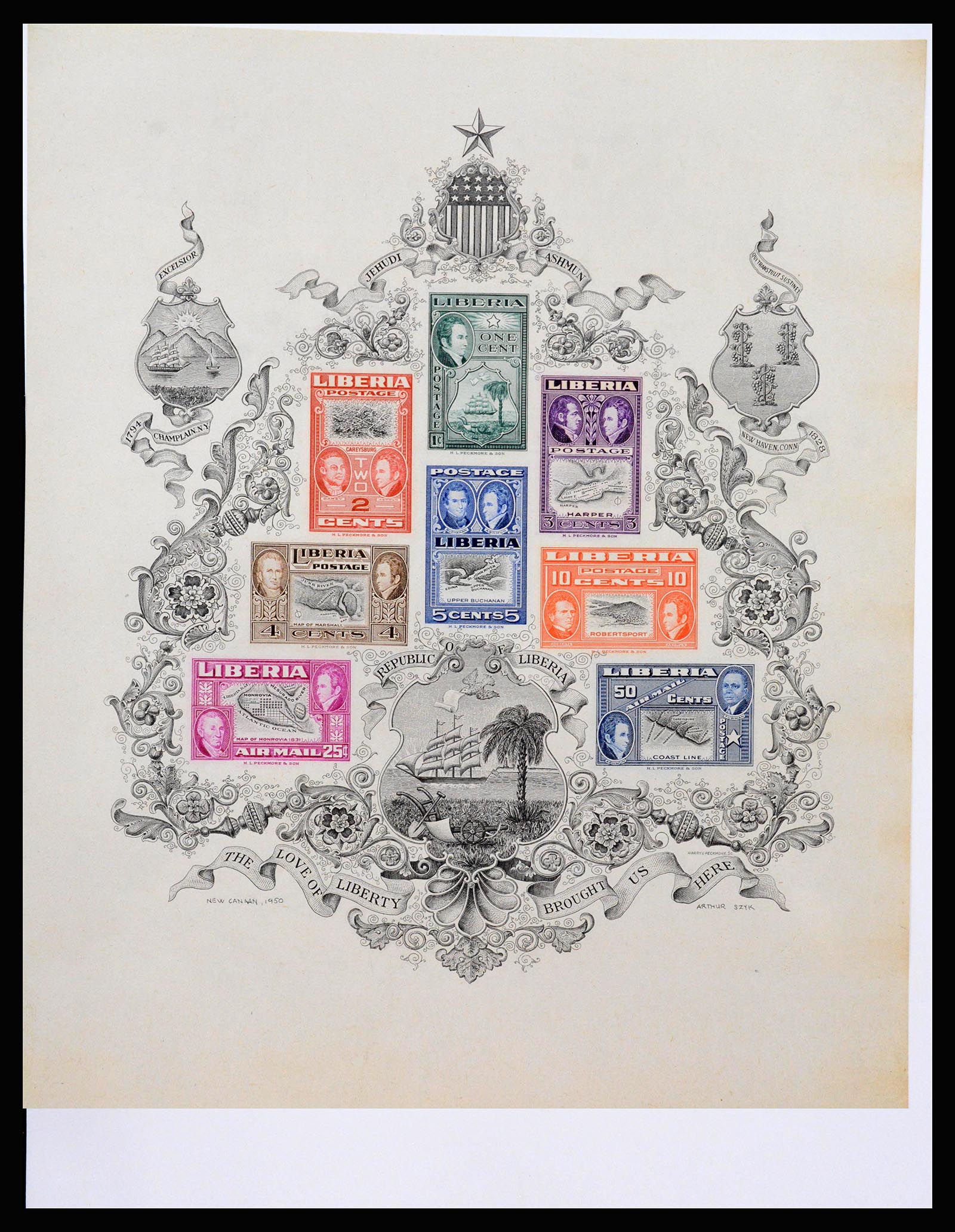 37195 329 - Postzegelverzameling 37195 Liberia 1860-2001.