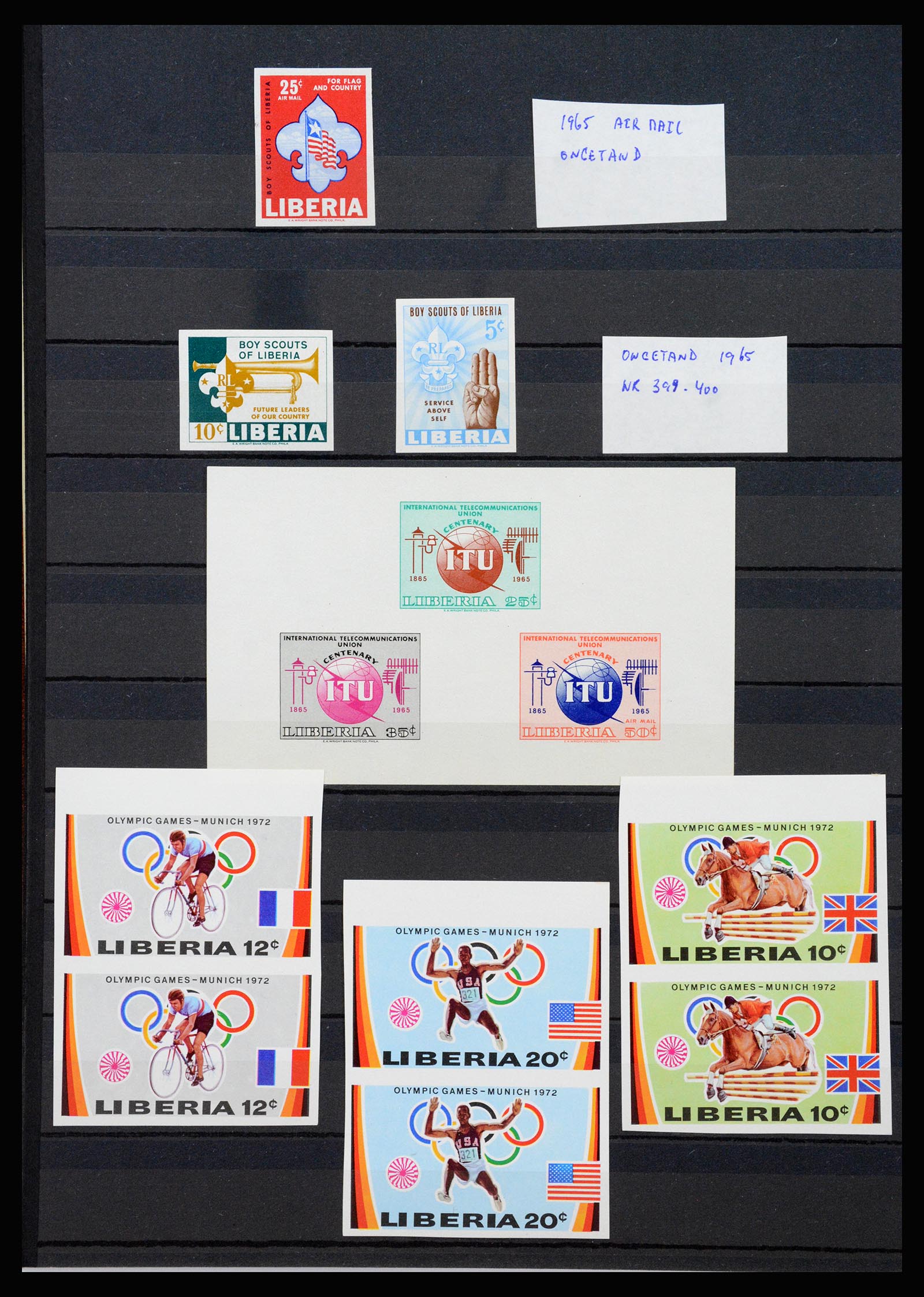 37195 339 - Postzegelverzameling 37195 Liberia 1860-2001.