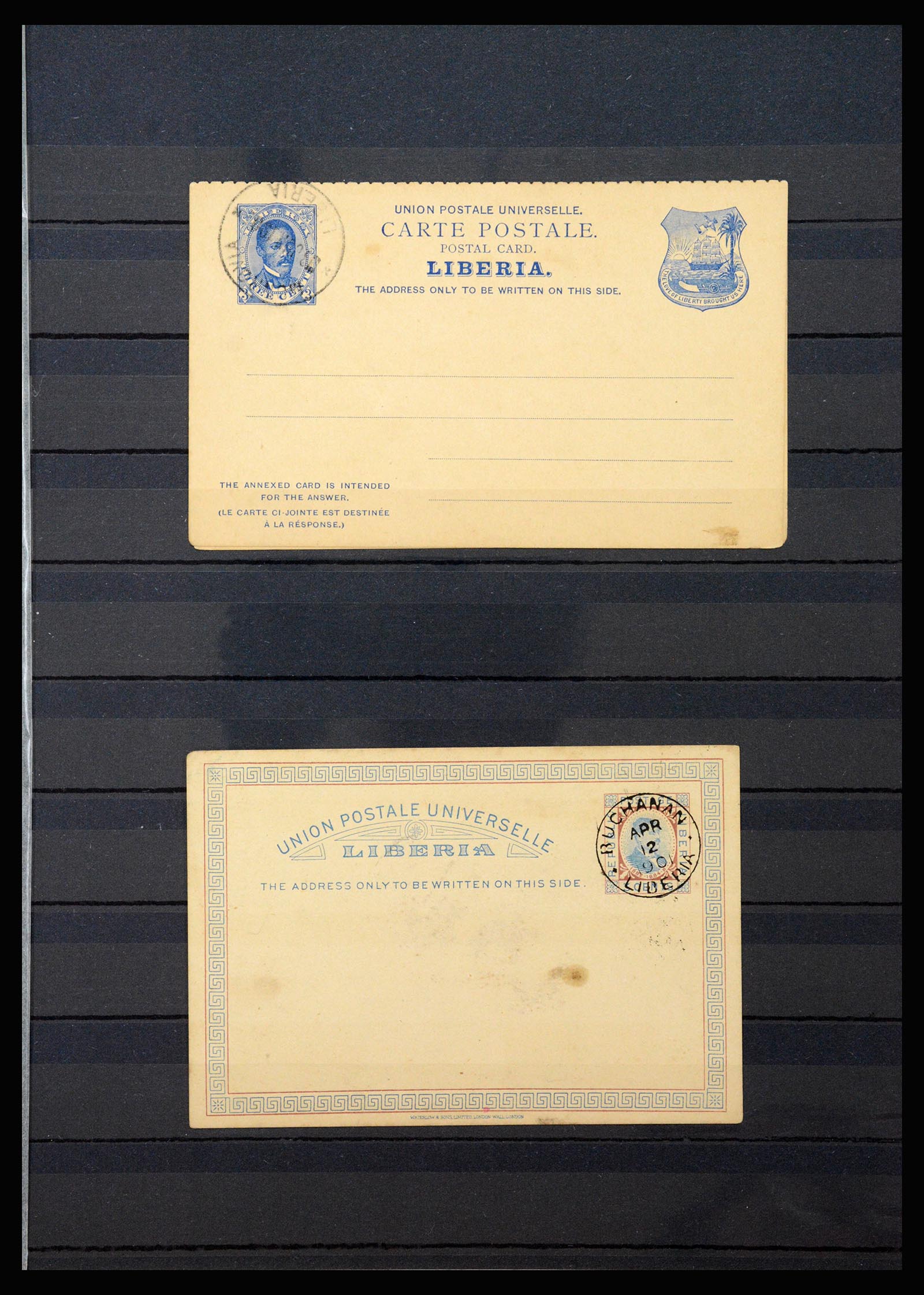 37195 348 - Postzegelverzameling 37195 Liberia 1860-2001.