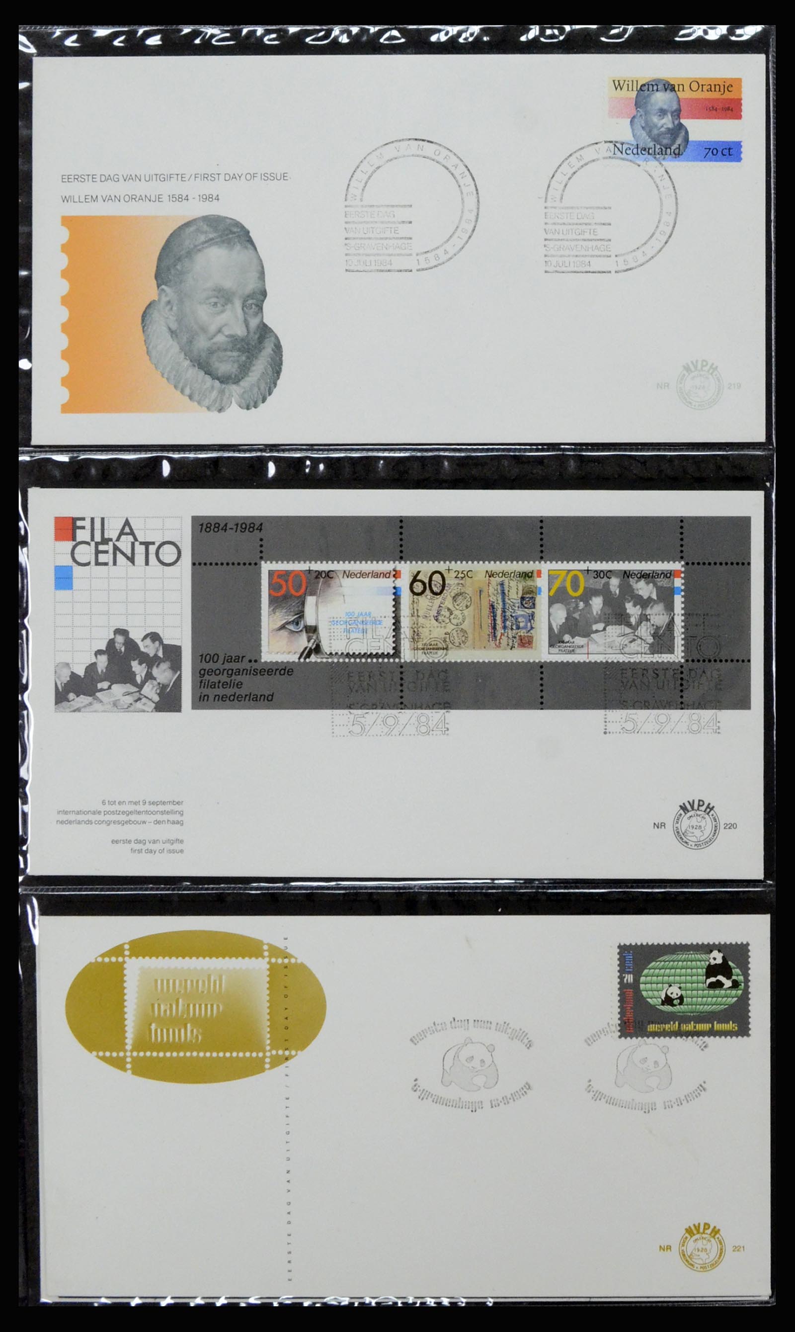 37197 082 - Stamp collection 37197 Netherlands FDC's 1950-2004.