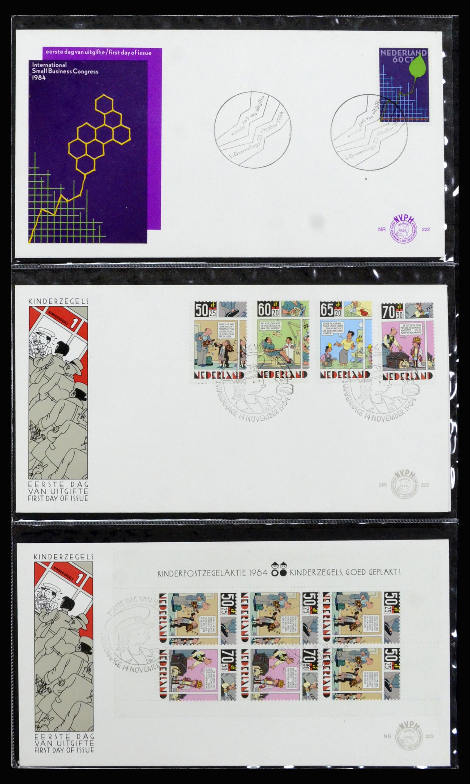 37197 083 - Stamp collection 37197 Netherlands FDC's 1950-2004.