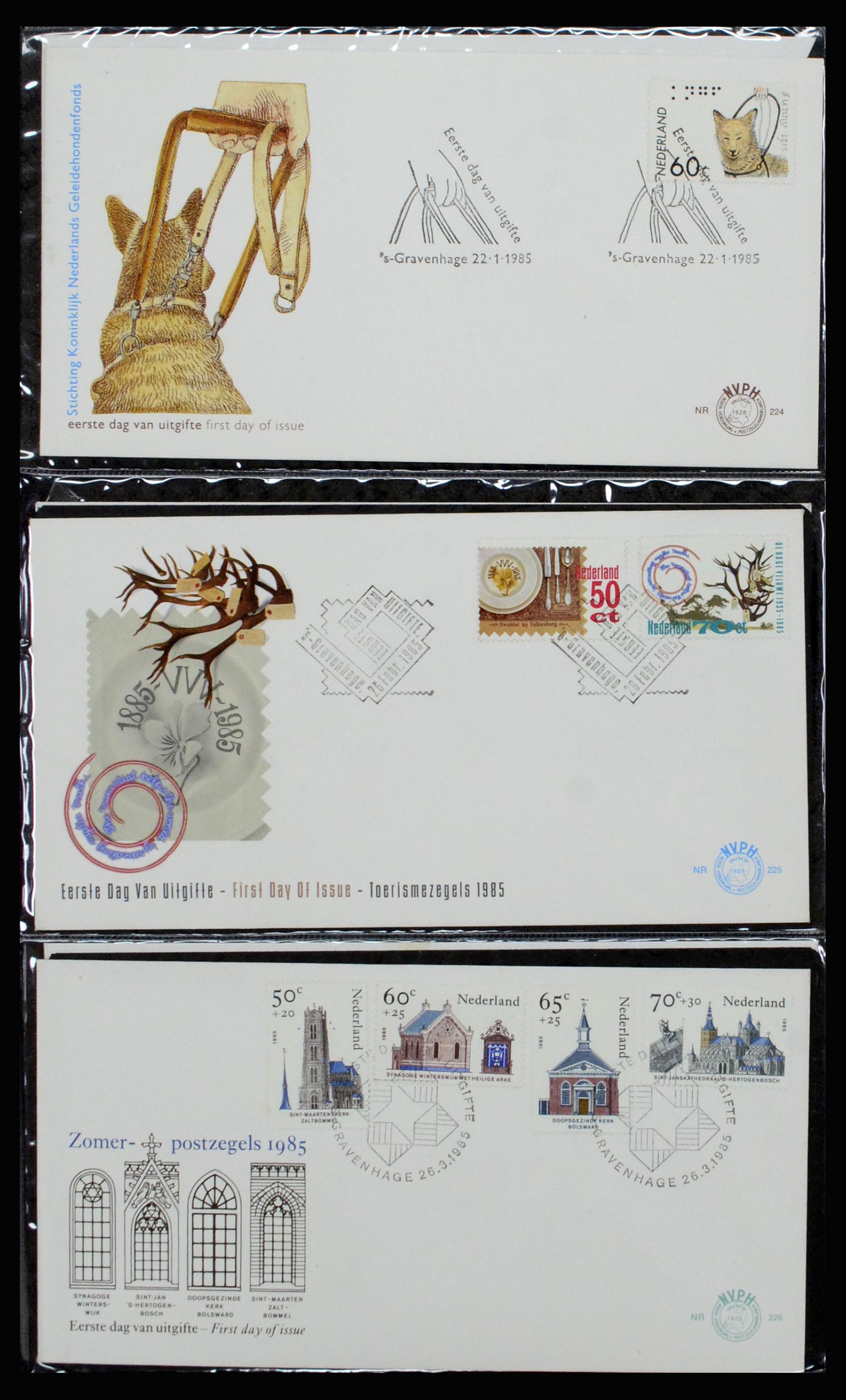 37197 084 - Stamp collection 37197 Netherlands FDC's 1950-2004.