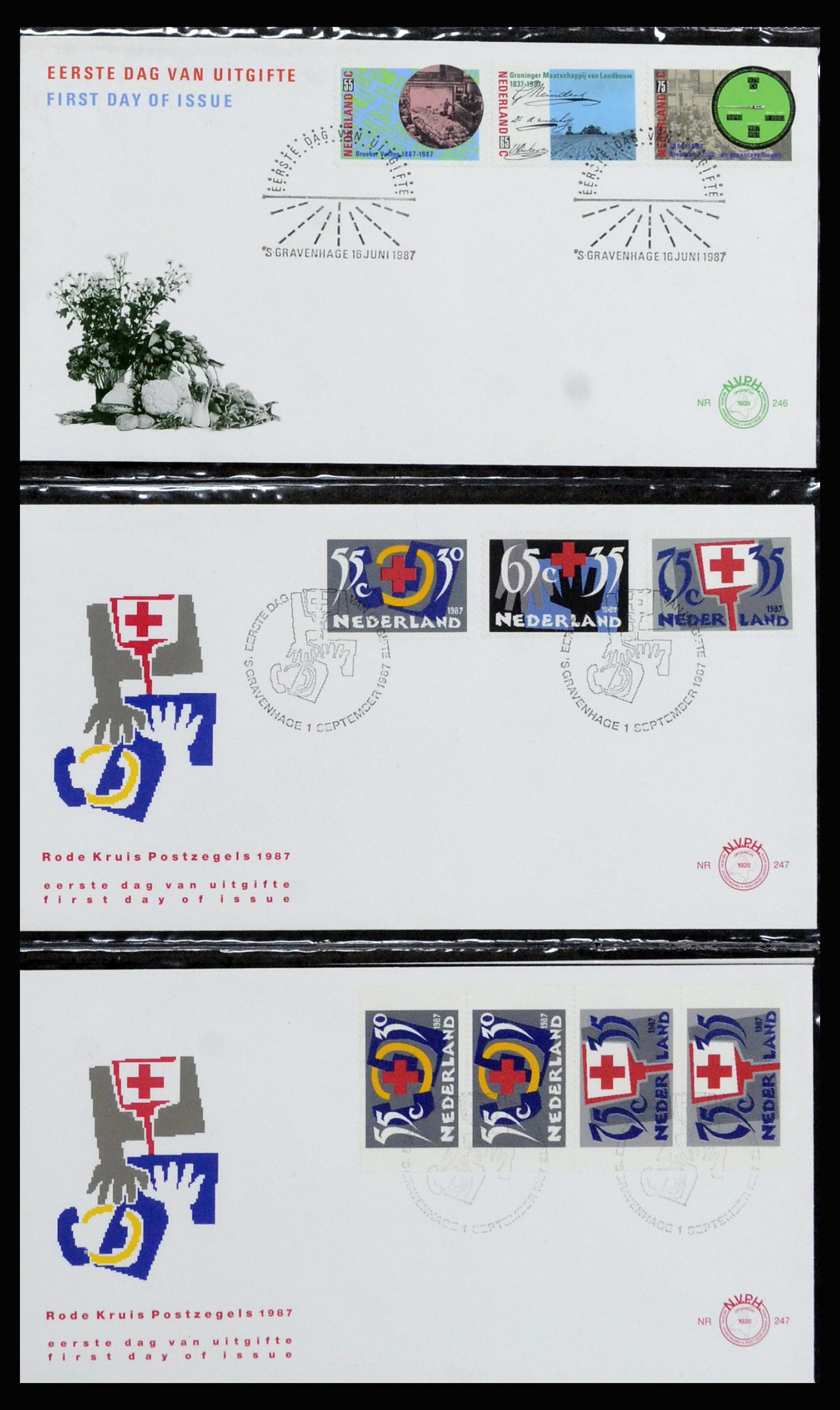 37197 093 - Stamp collection 37197 Netherlands FDC's 1950-2004.