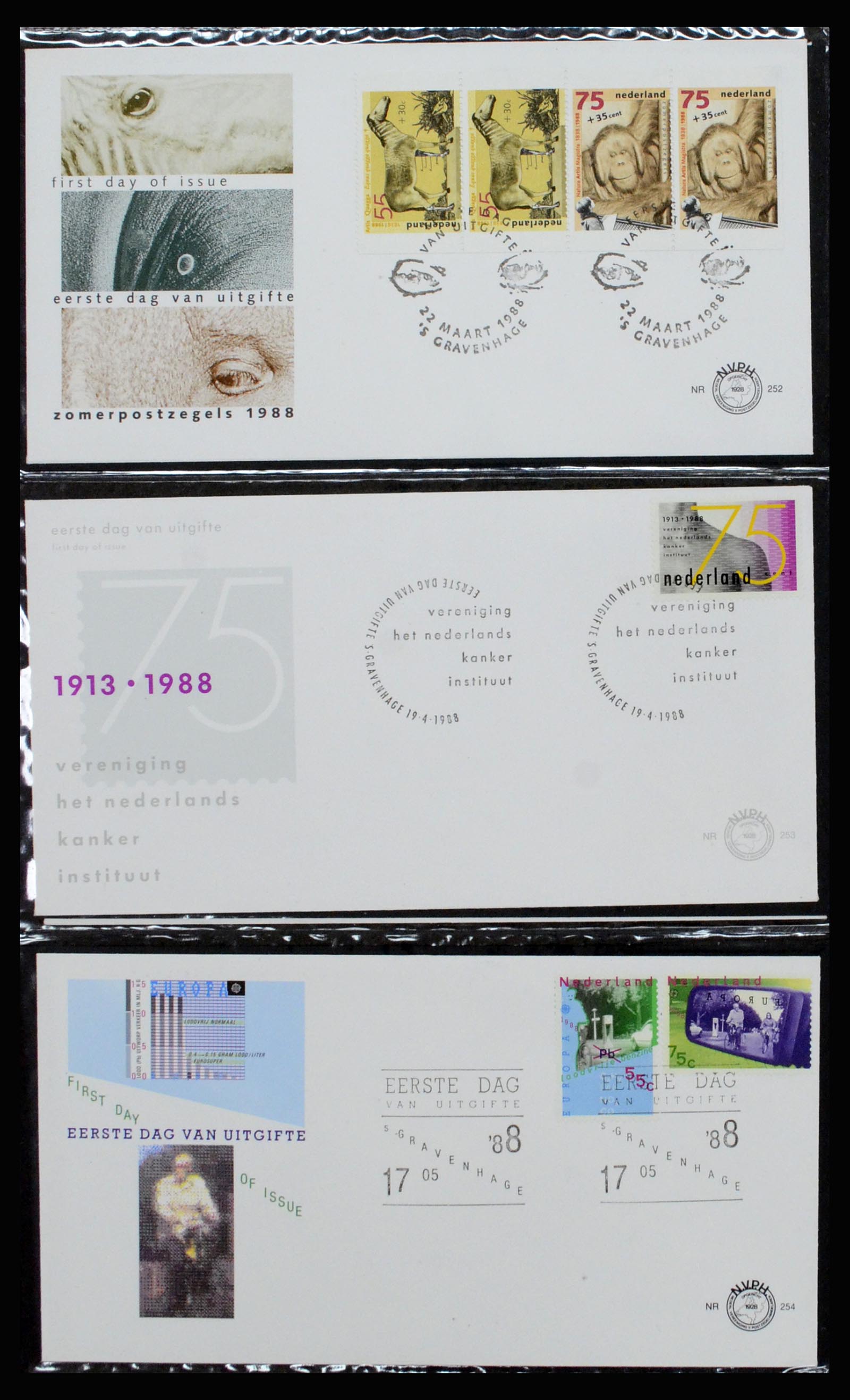 37197 096 - Stamp collection 37197 Netherlands FDC's 1950-2004.