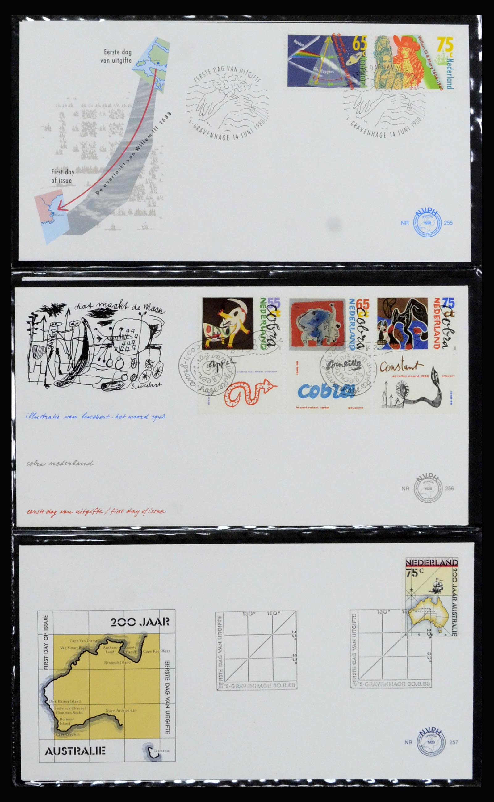 37197 097 - Stamp collection 37197 Netherlands FDC's 1950-2004.