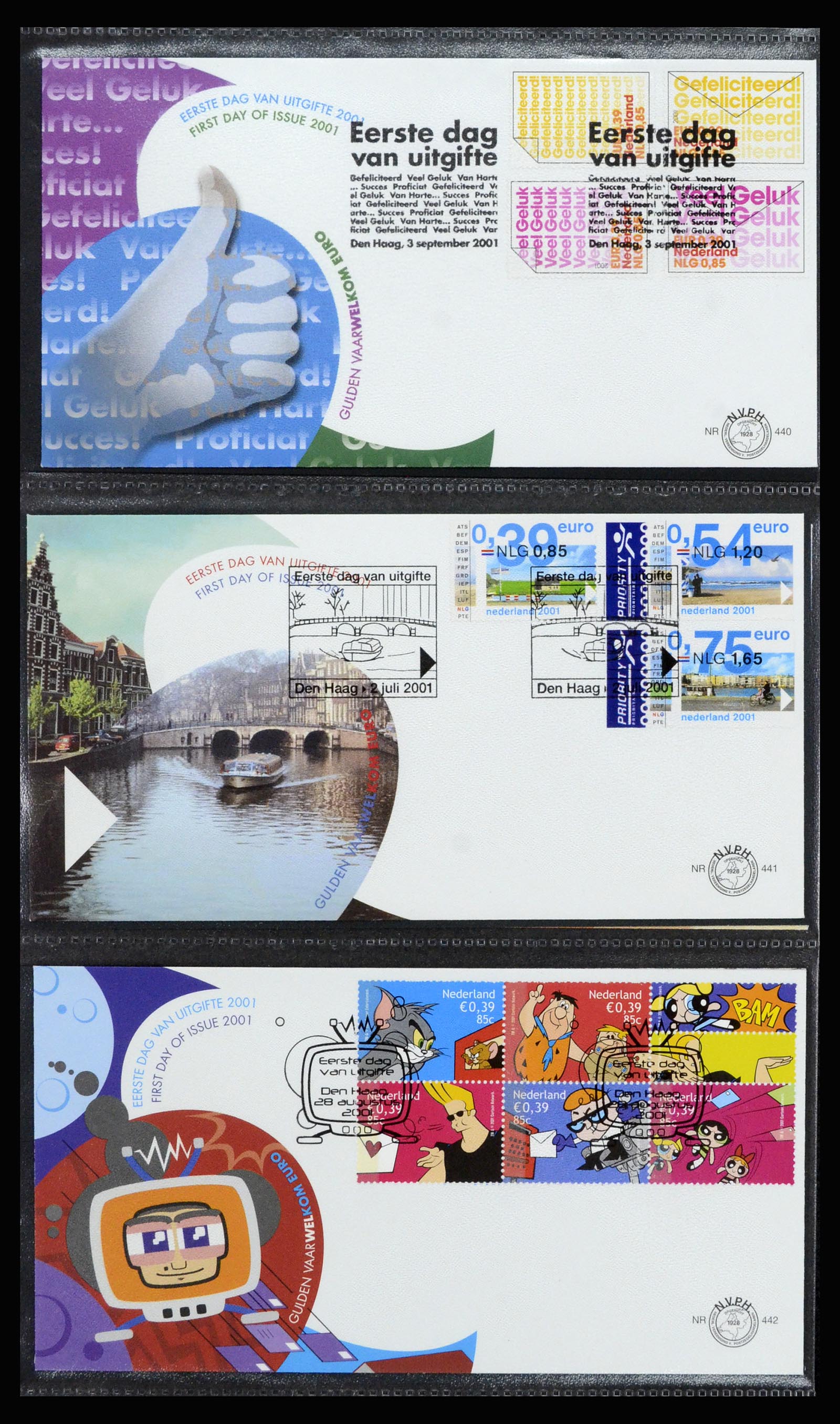 37197 178 - Stamp collection 37197 Netherlands FDC's 1950-2004.