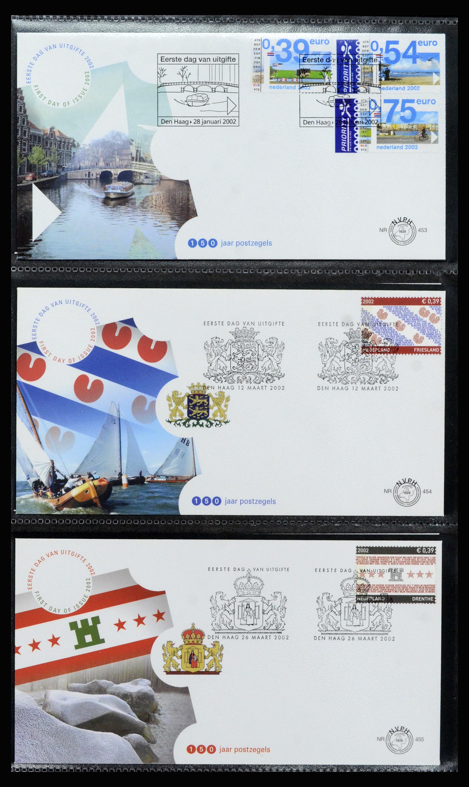 37197 183 - Stamp collection 37197 Netherlands FDC's 1950-2004.