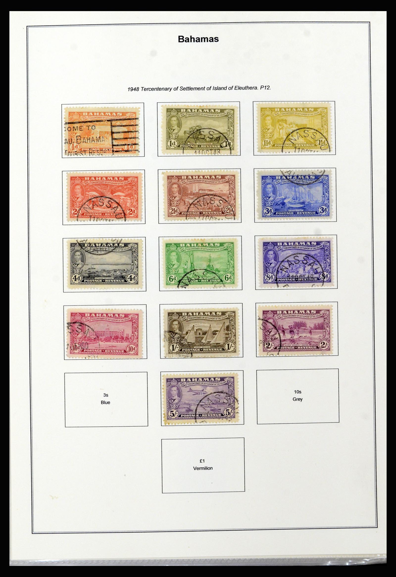 37198 014 - Postzegelverzameling 37198 Bahamas 1863-1986.