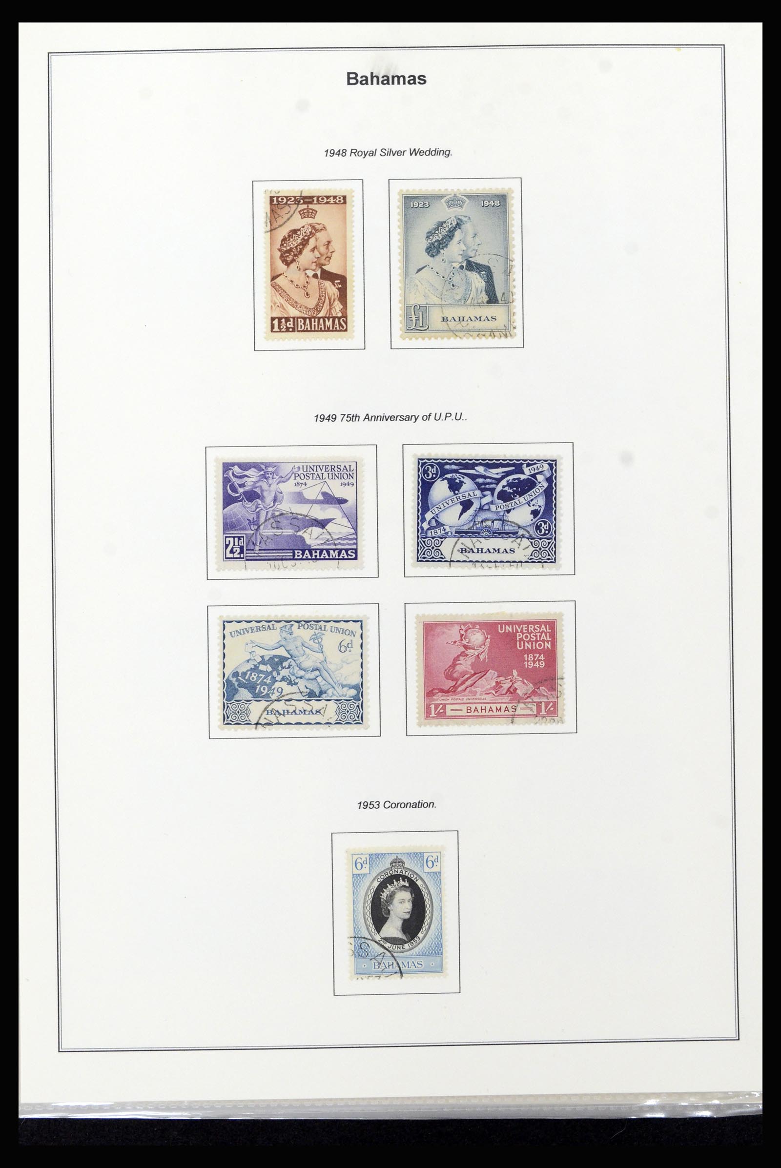 37198 015 - Postzegelverzameling 37198 Bahamas 1863-1986.