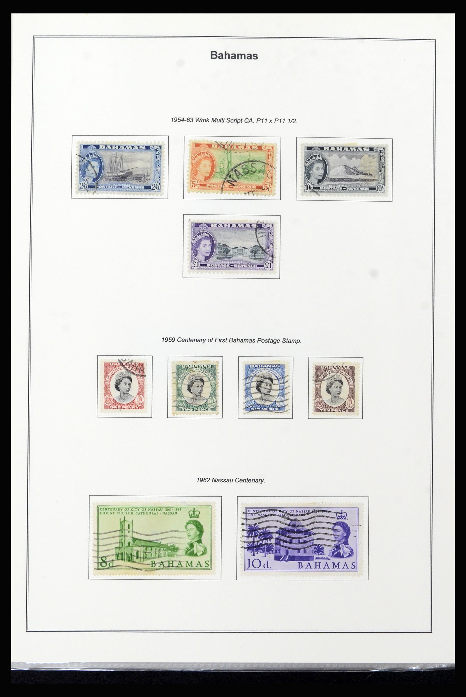 37198 017 - Postzegelverzameling 37198 Bahamas 1863-1986.