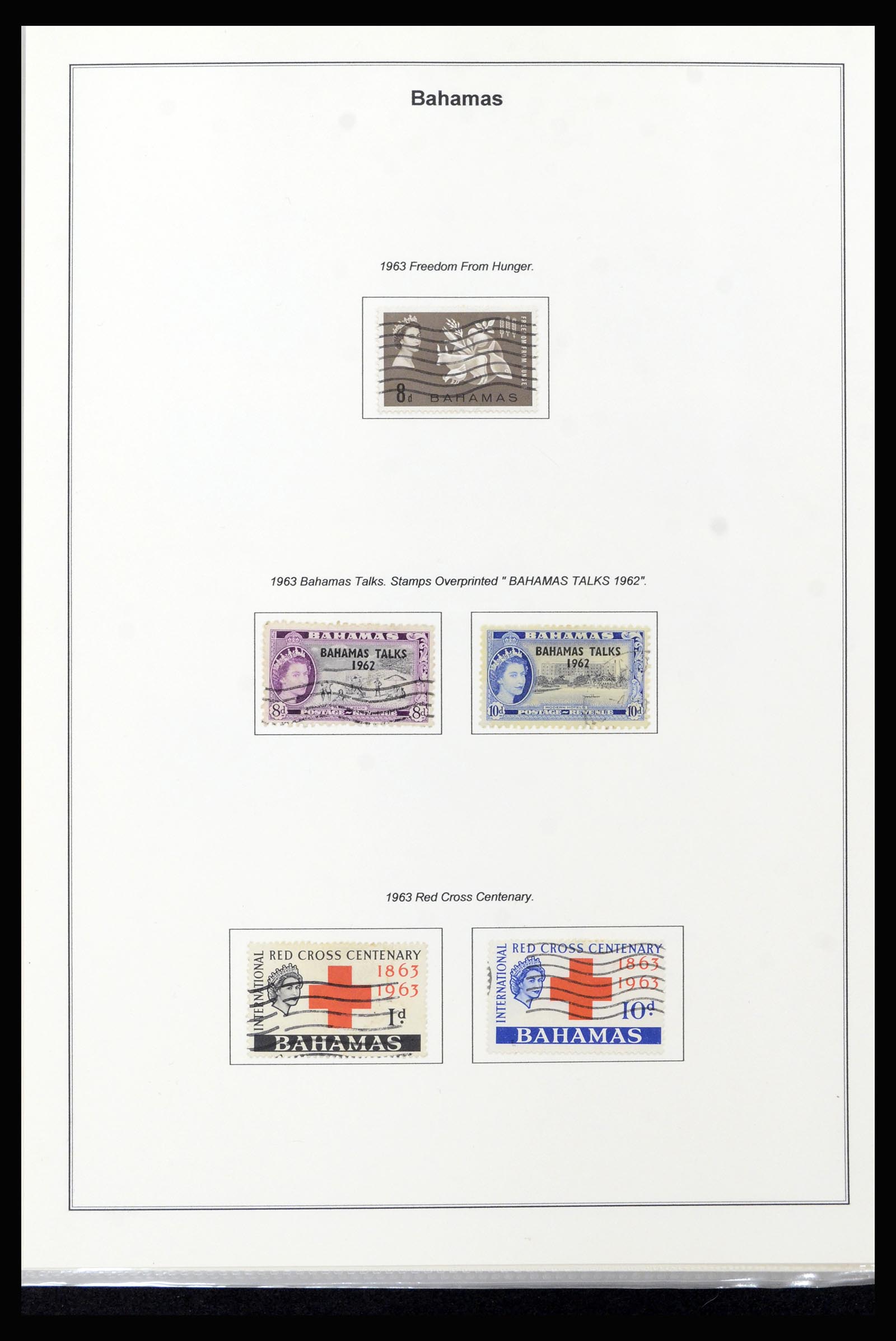 37198 018 - Postzegelverzameling 37198 Bahamas 1863-1986.