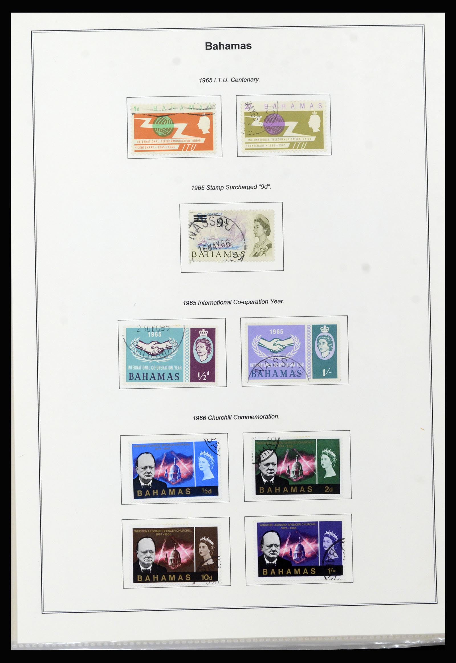 37198 022 - Postzegelverzameling 37198 Bahamas 1863-1986.