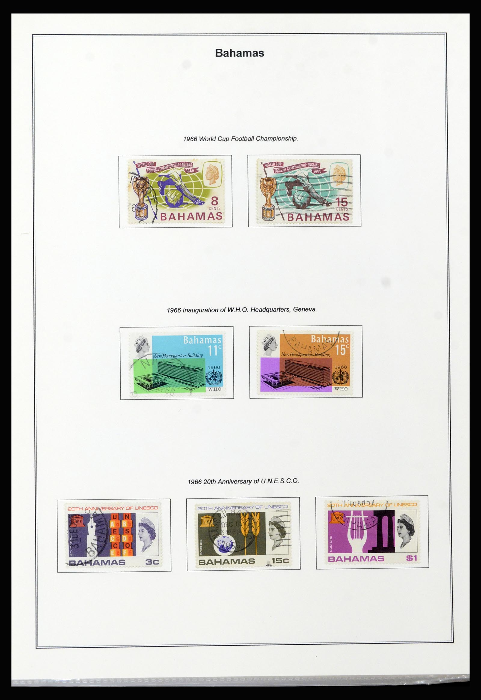 37198 024 - Postzegelverzameling 37198 Bahamas 1863-1986.