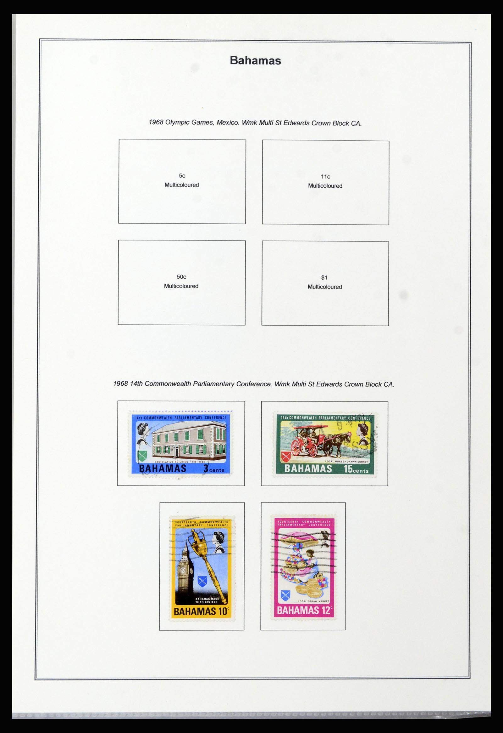 37198 026 - Postzegelverzameling 37198 Bahamas 1863-1986.