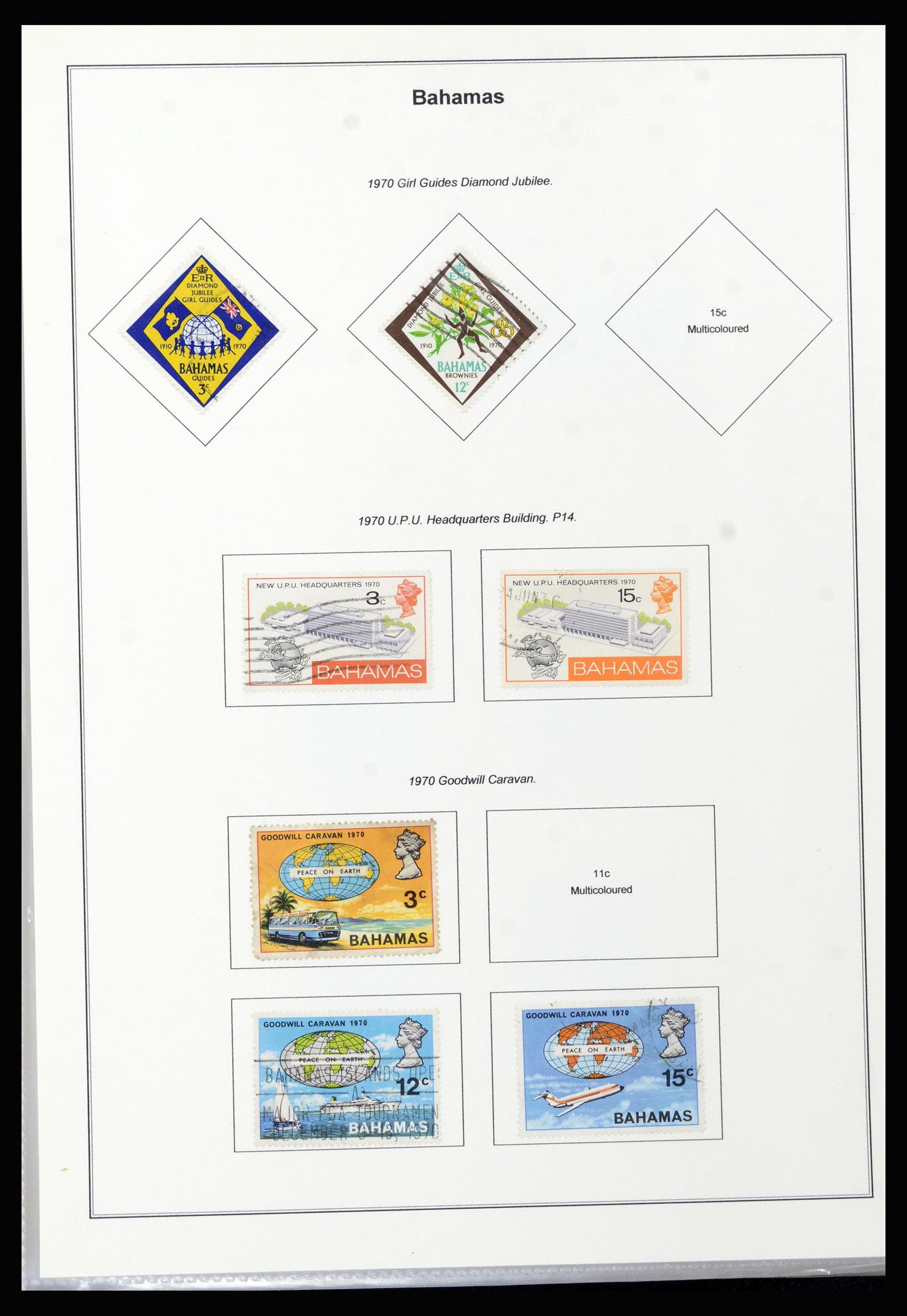 37198 028 - Postzegelverzameling 37198 Bahamas 1863-1986.