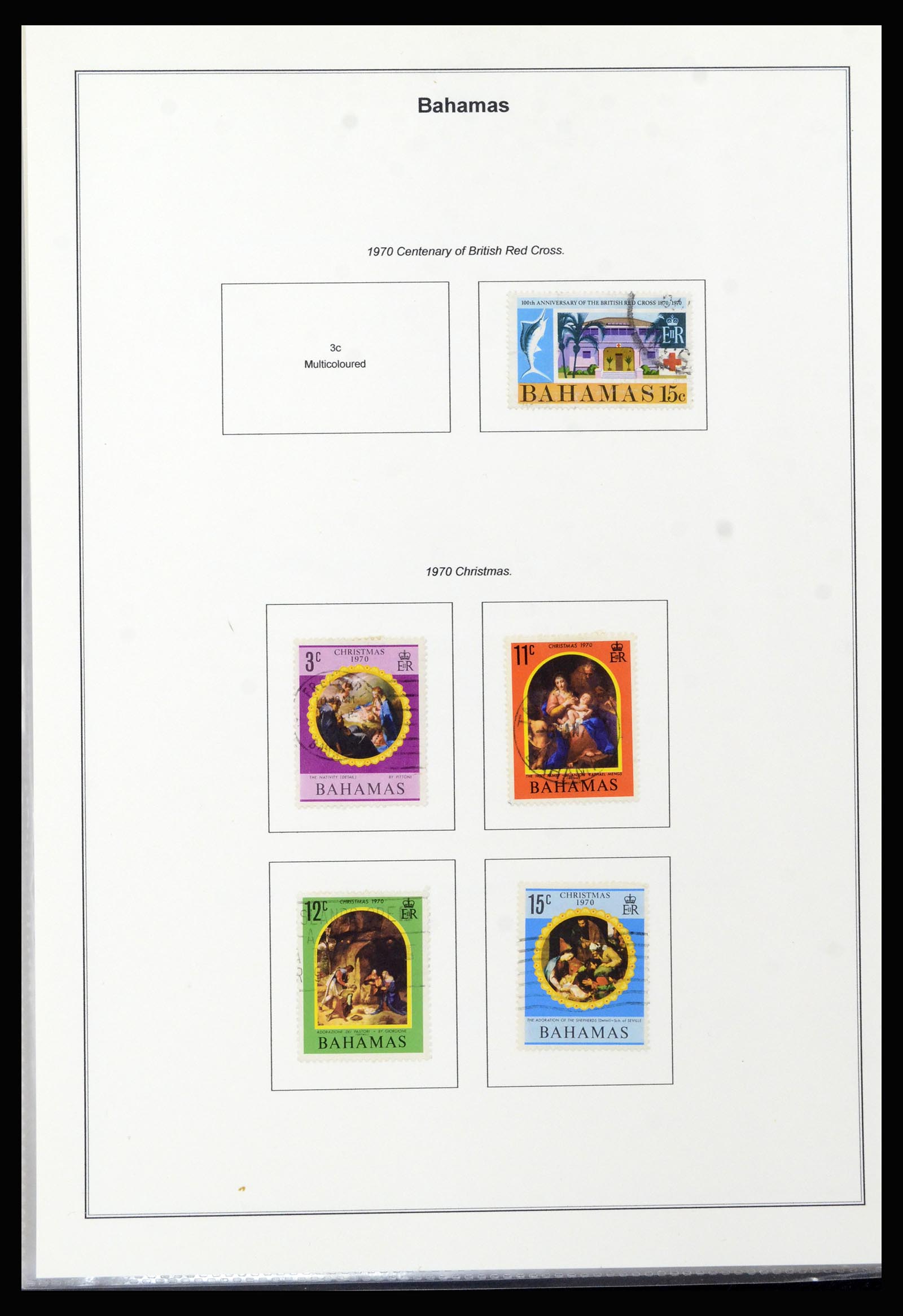 37198 029 - Postzegelverzameling 37198 Bahamas 1863-1986.