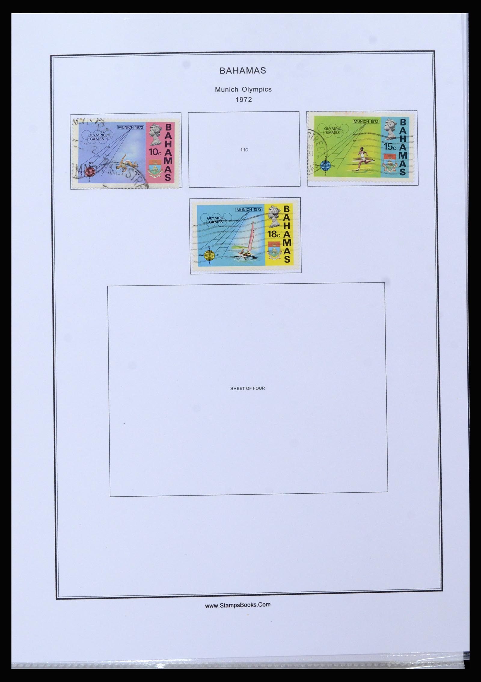 37198 033 - Postzegelverzameling 37198 Bahamas 1863-1986.