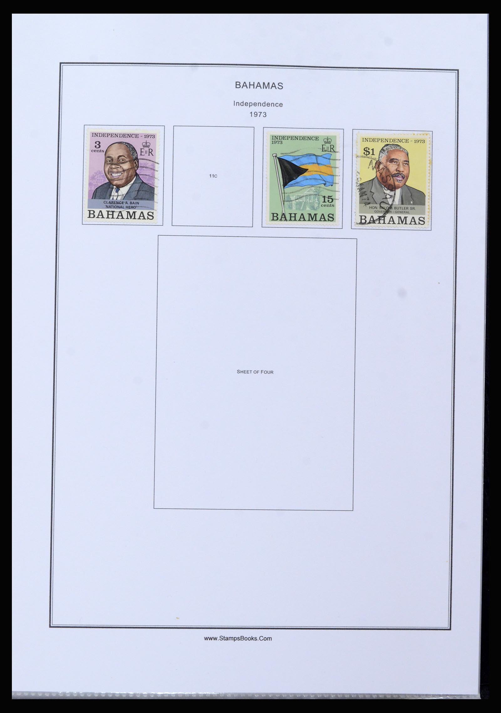 37198 036 - Postzegelverzameling 37198 Bahamas 1863-1986.