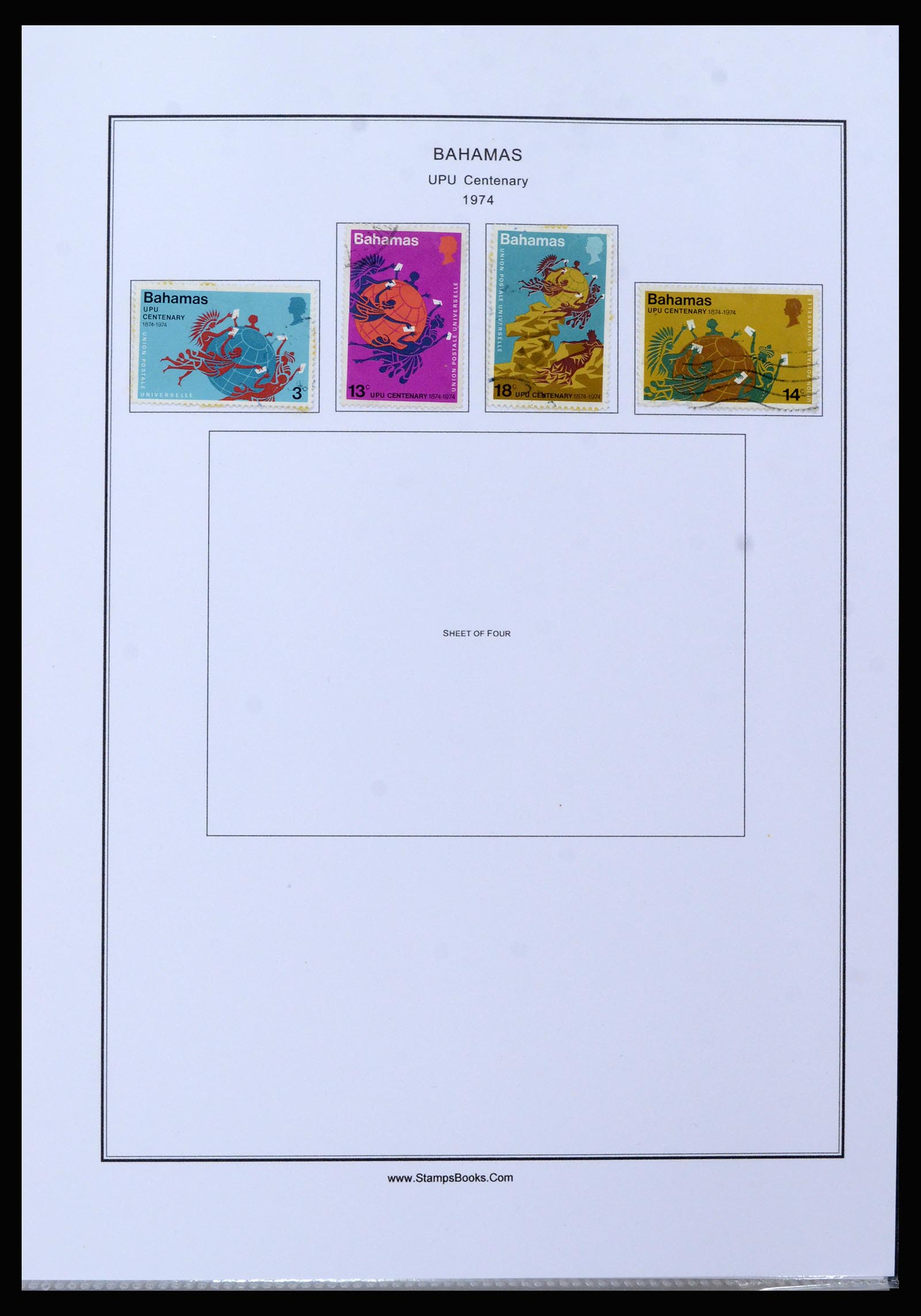 37198 038 - Postzegelverzameling 37198 Bahamas 1863-1986.
