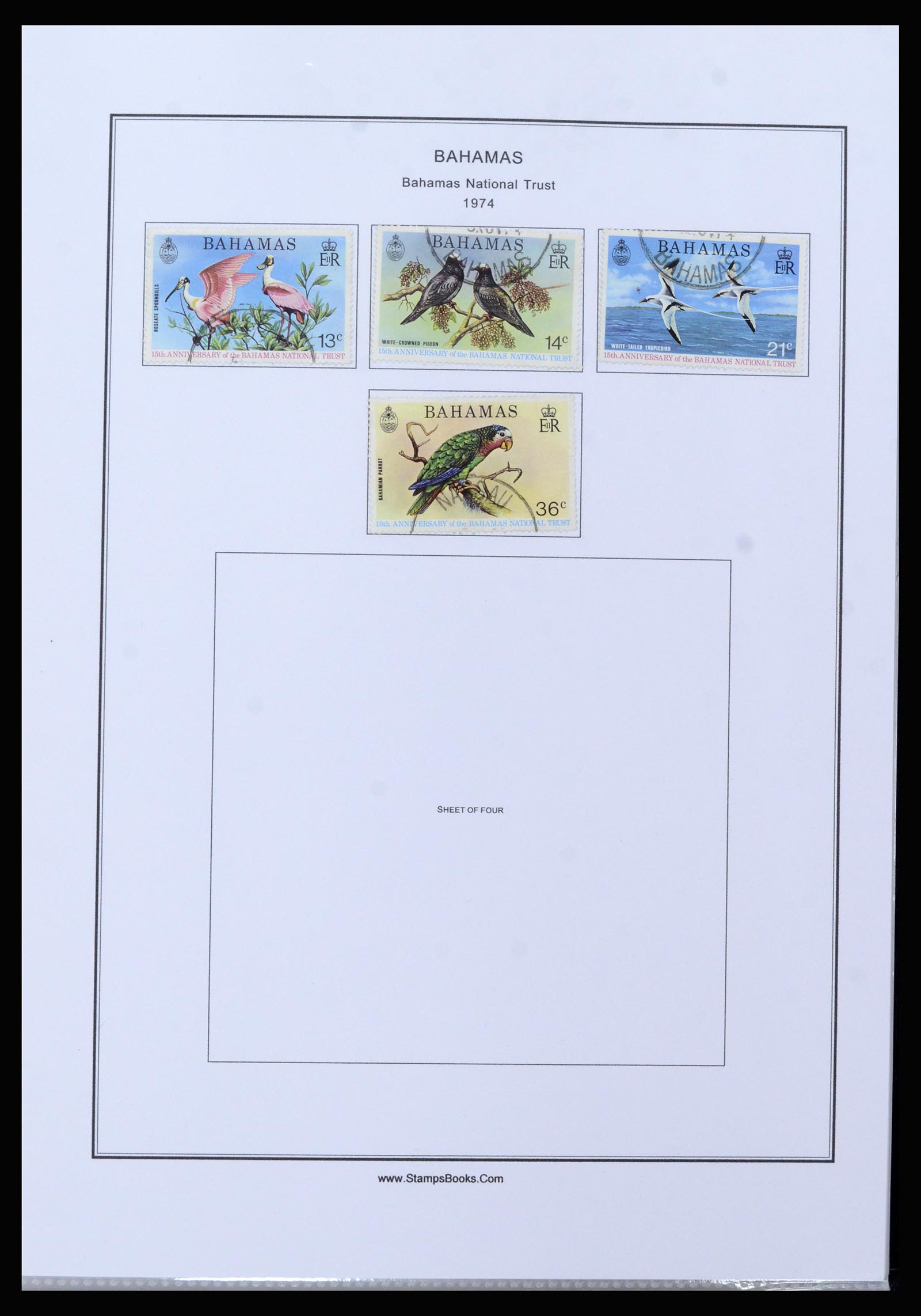 37198 039 - Postzegelverzameling 37198 Bahamas 1863-1986.
