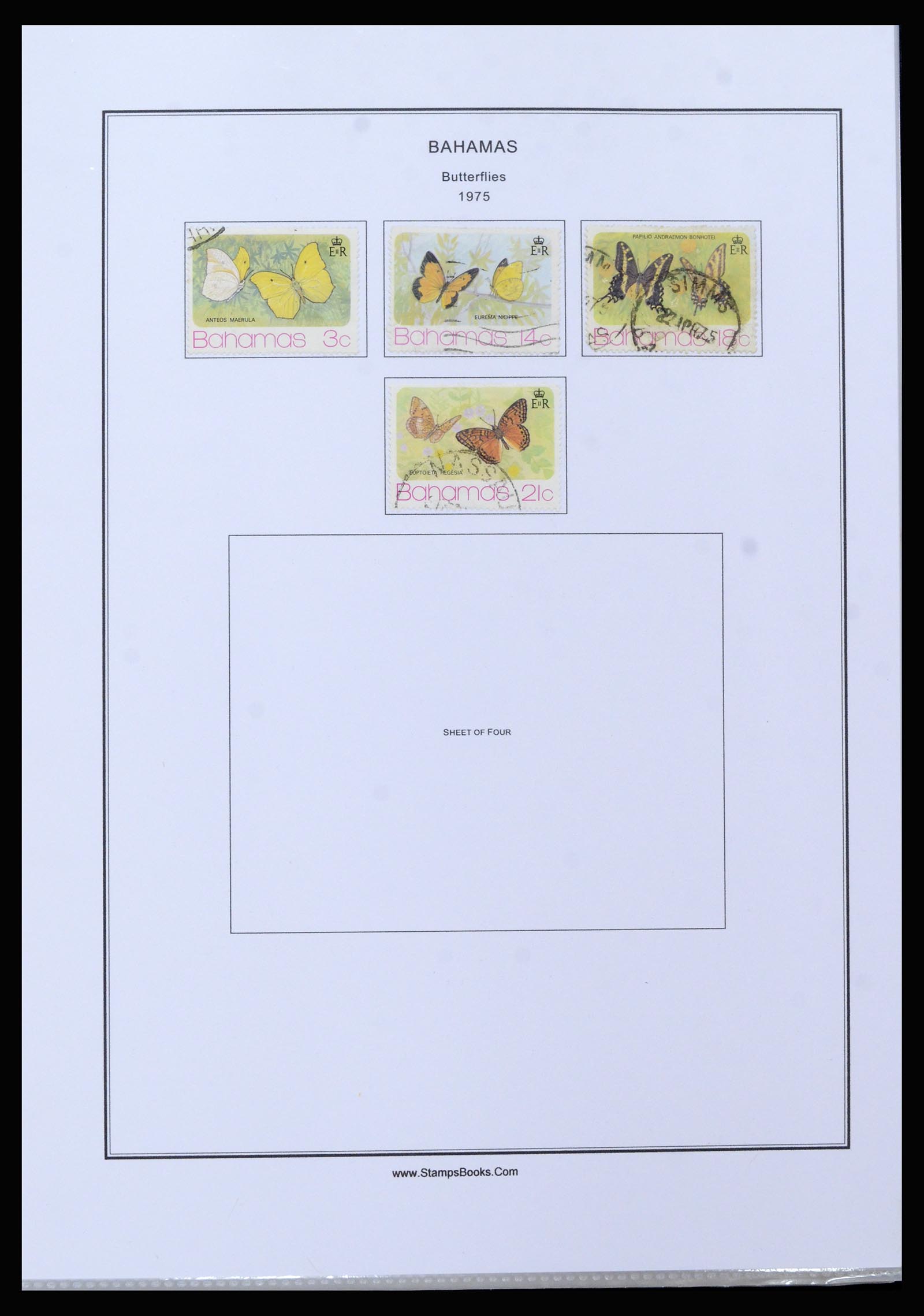 37198 041 - Postzegelverzameling 37198 Bahamas 1863-1986.