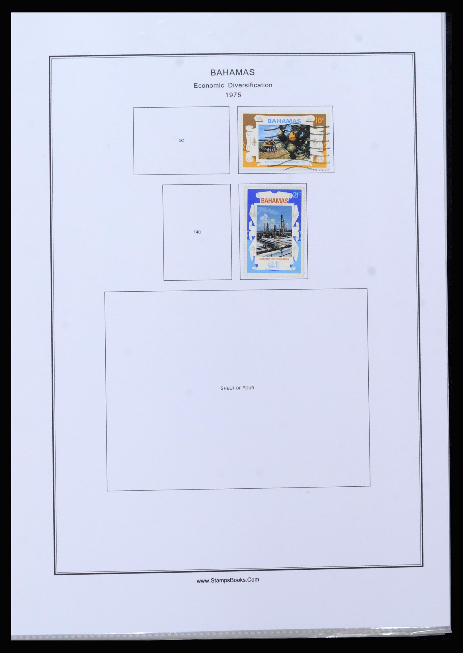 37198 042 - Postzegelverzameling 37198 Bahamas 1863-1986.