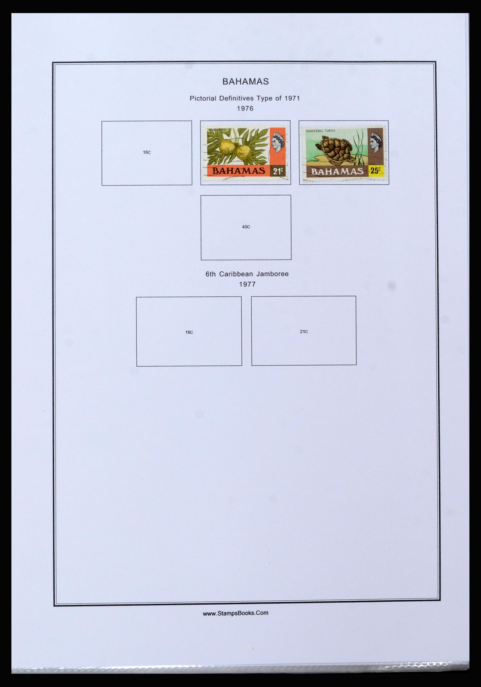 37198 048 - Postzegelverzameling 37198 Bahamas 1863-1986.
