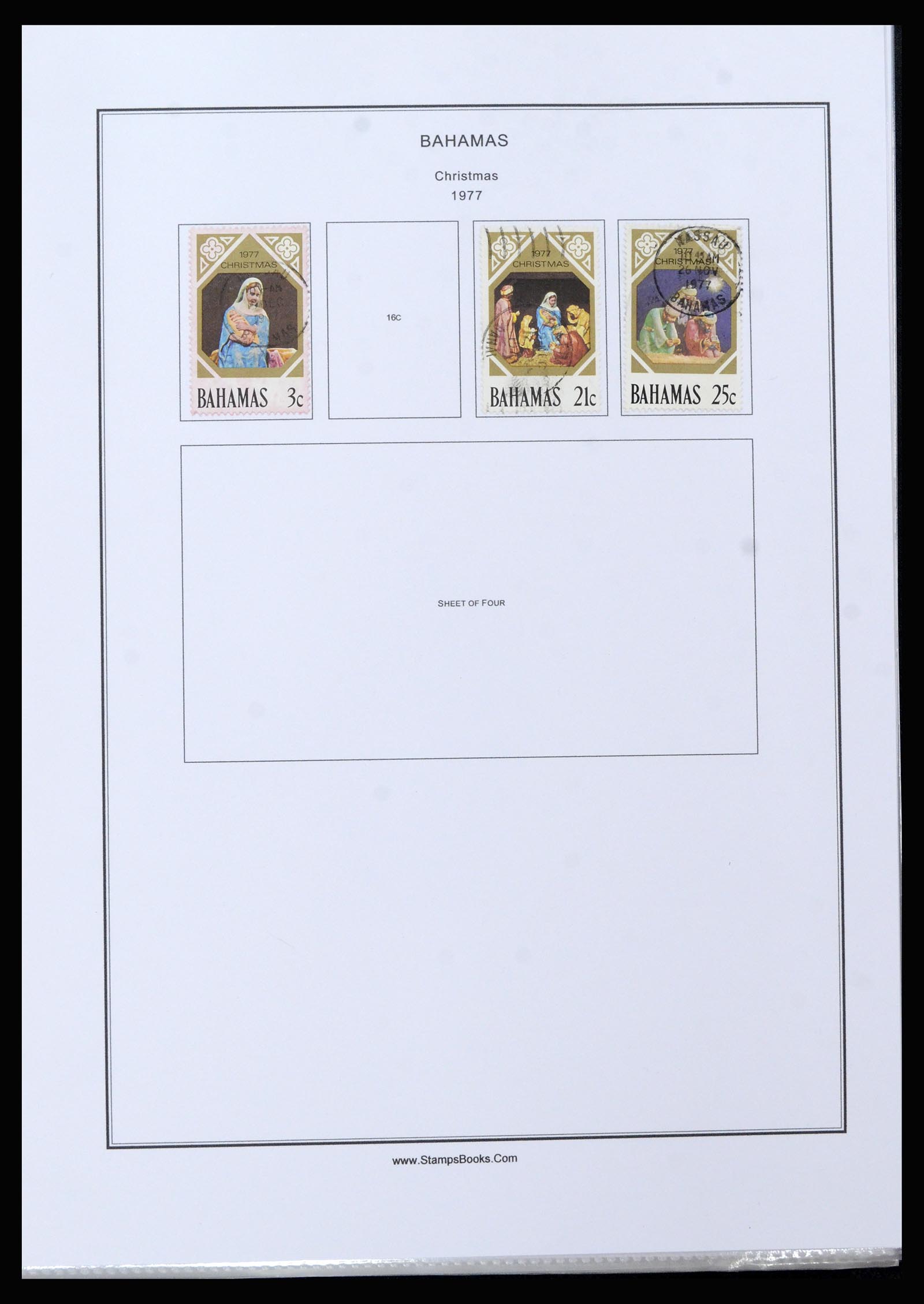 37198 051 - Postzegelverzameling 37198 Bahamas 1863-1986.