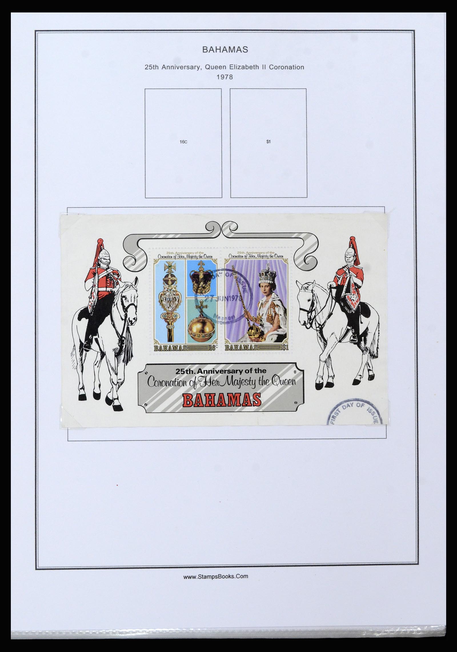37198 053 - Postzegelverzameling 37198 Bahamas 1863-1986.
