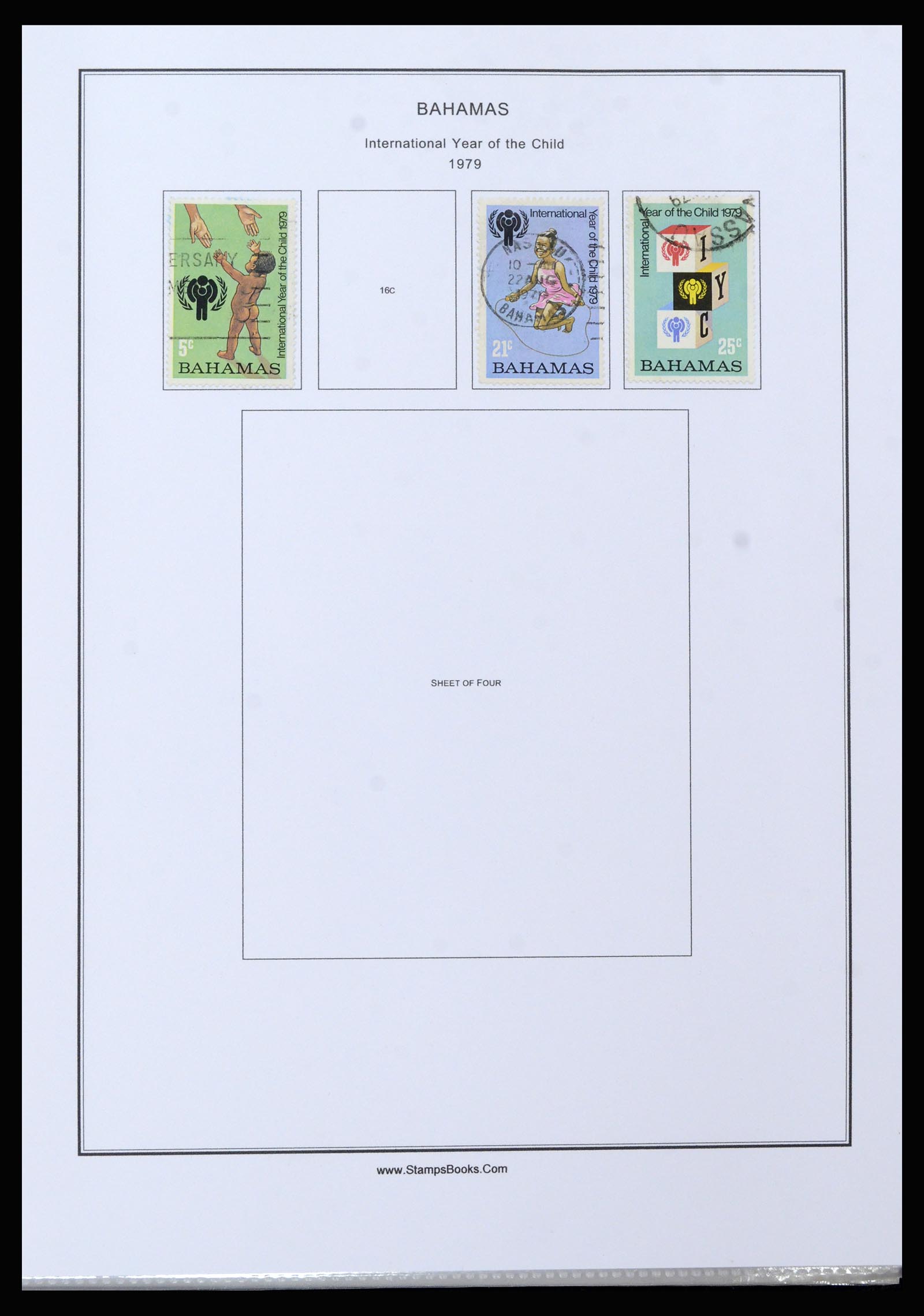 37198 055 - Postzegelverzameling 37198 Bahamas 1863-1986.