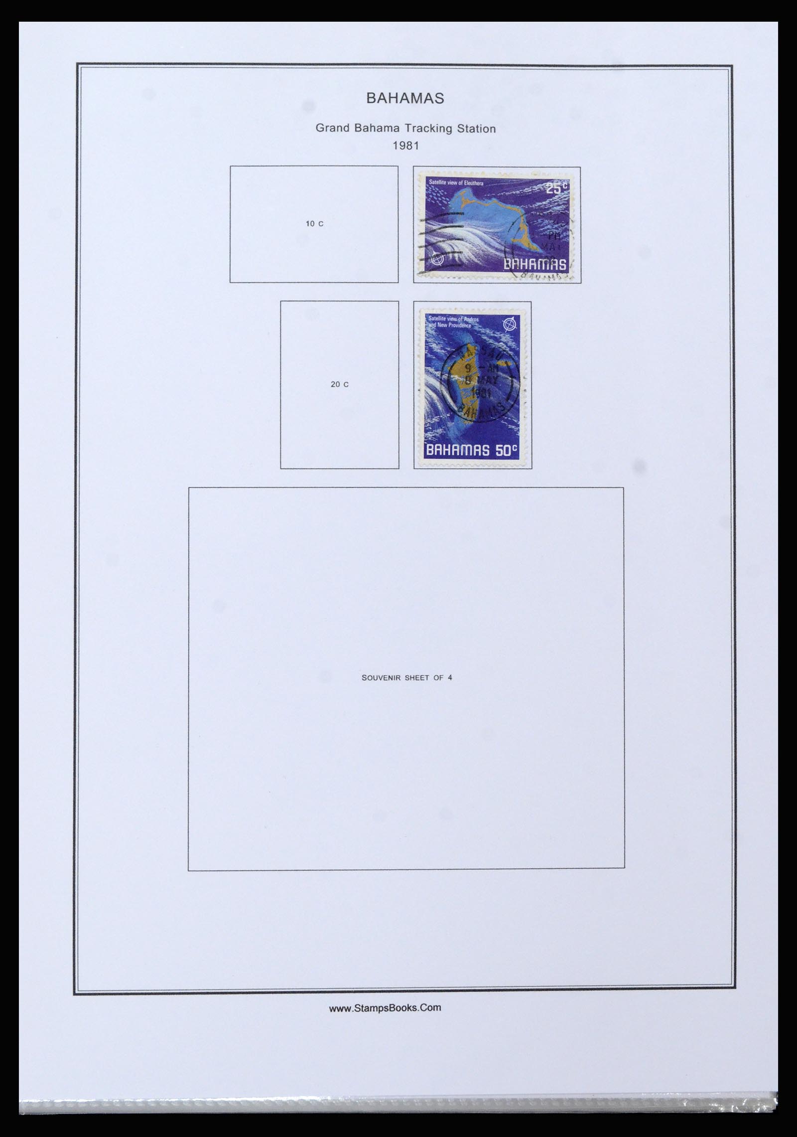 37198 060 - Postzegelverzameling 37198 Bahamas 1863-1986.