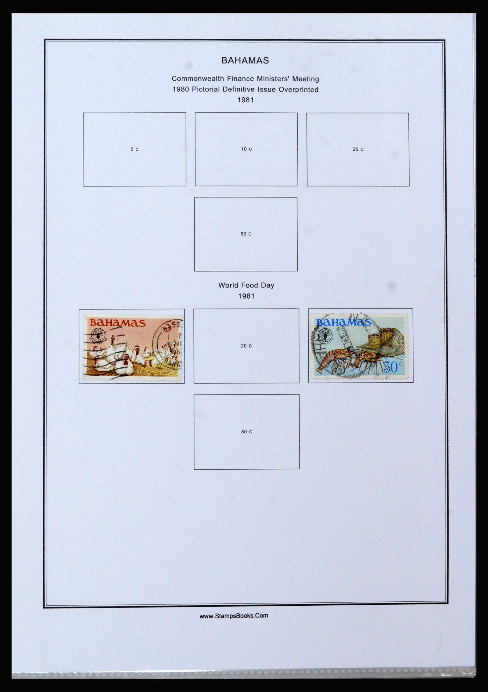 37198 062 - Postzegelverzameling 37198 Bahamas 1863-1986.