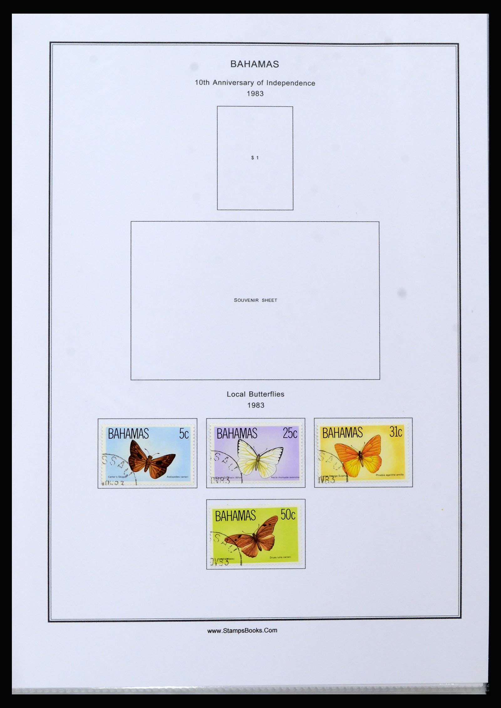 37198 067 - Postzegelverzameling 37198 Bahamas 1863-1986.