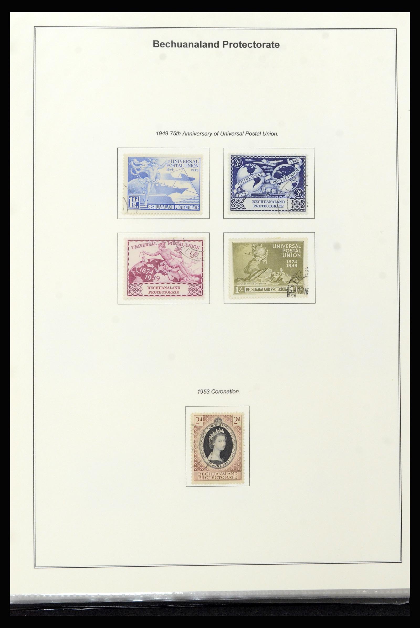 37199 022 - Postzegelverzameling 37199 Brits Bechuanaland 1885-1966.