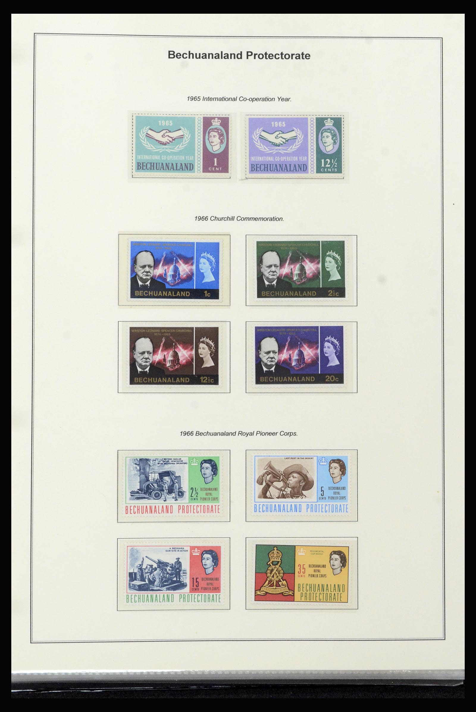37199 031 - Postzegelverzameling 37199 Brits Bechuanaland 1885-1966.