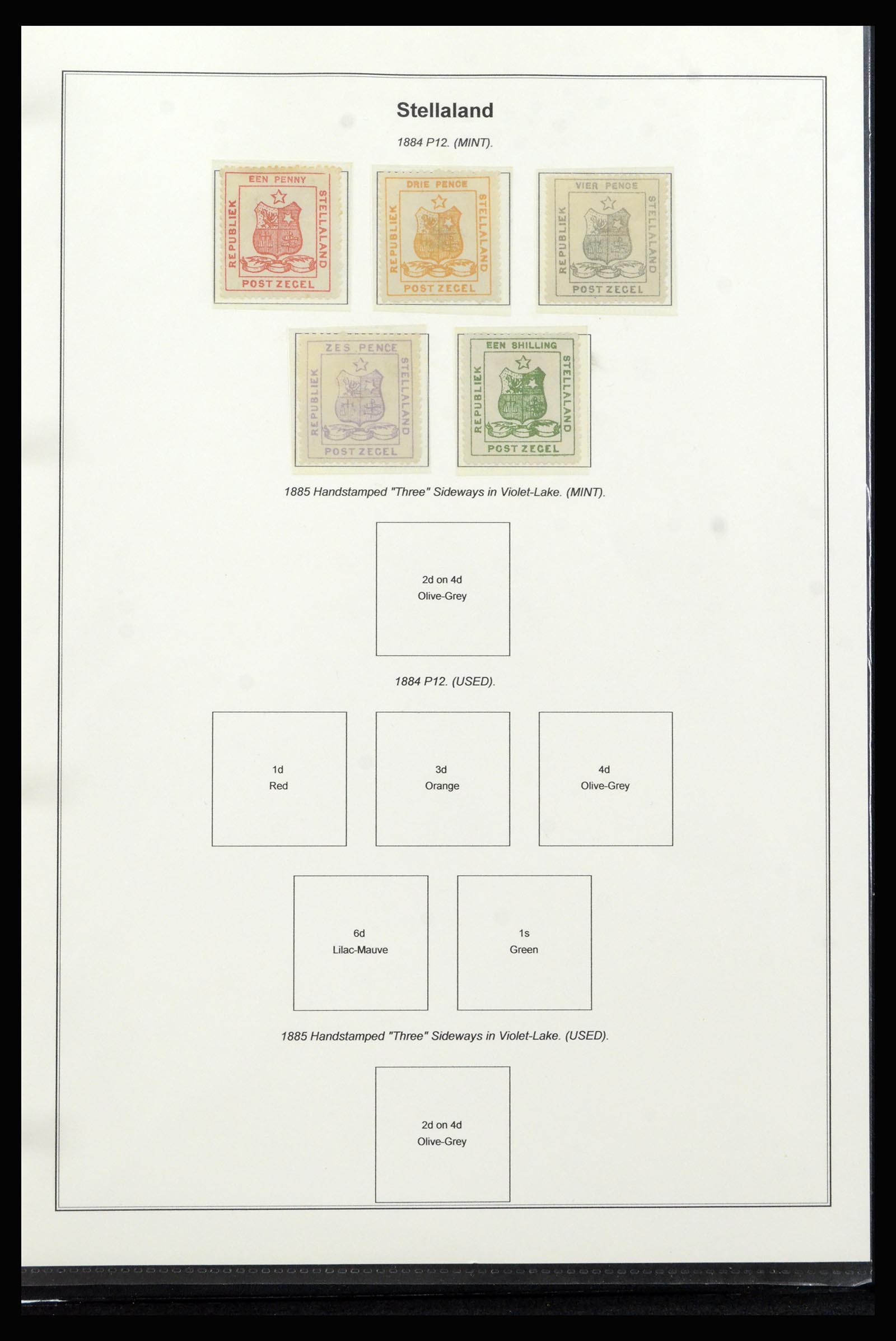 37199 035 - Postzegelverzameling 37199 Brits Bechuanaland 1885-1966.