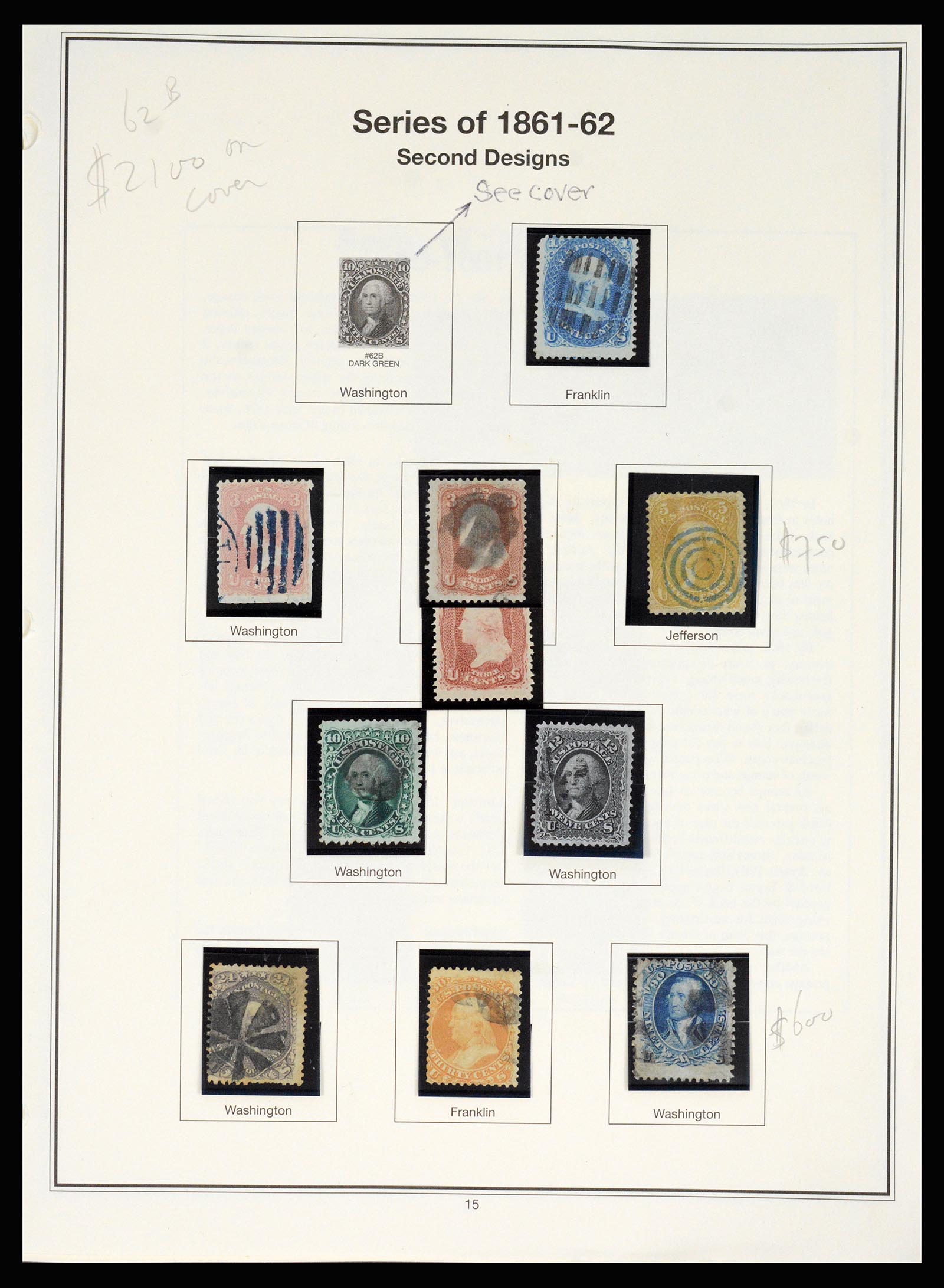 37200 011 - Stamp collection 37200 USA supercollection 1847-1969.