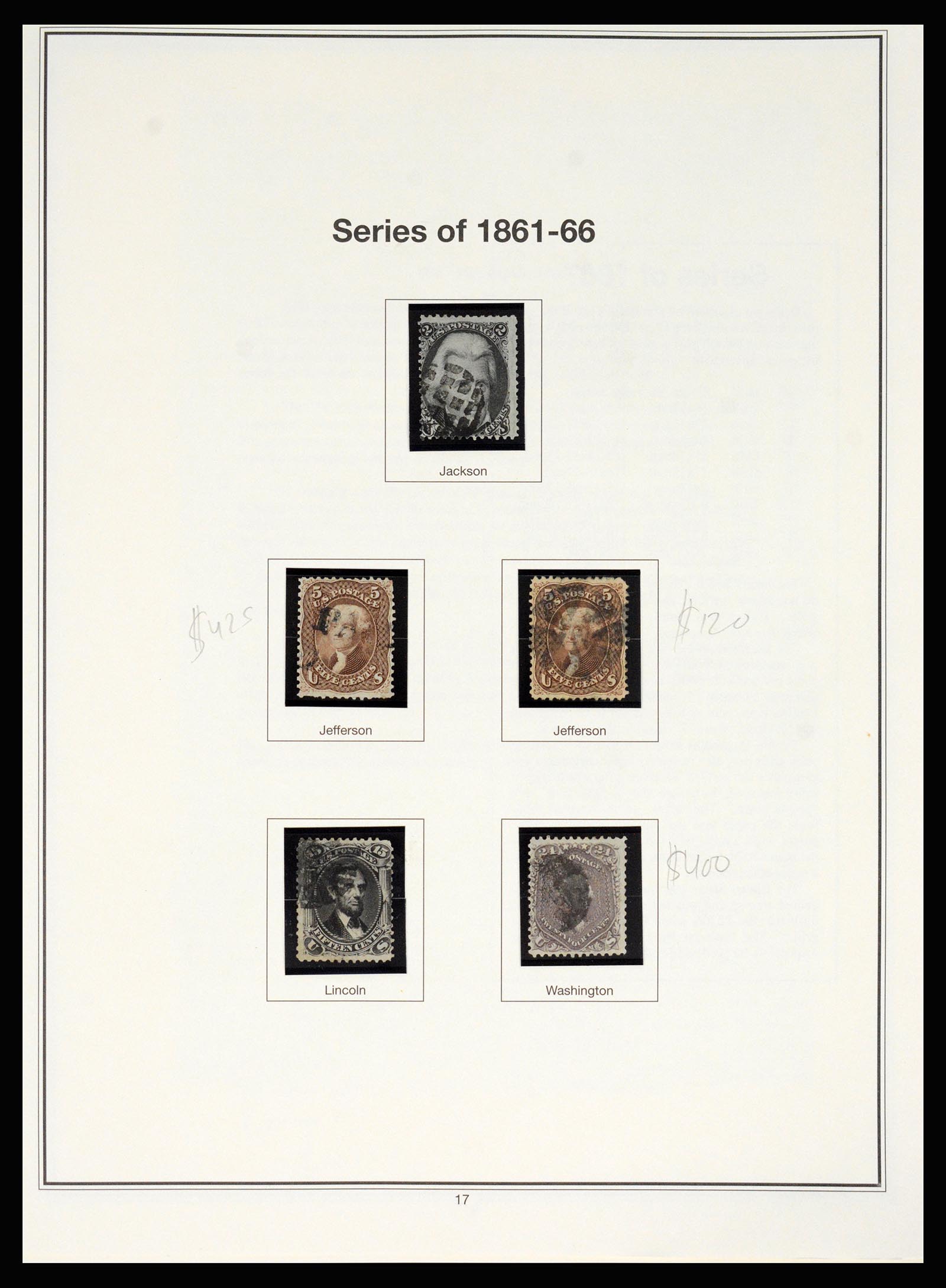 37200 012 - Postzegelverzameling 37200 USA supercollectie 1847-1969.