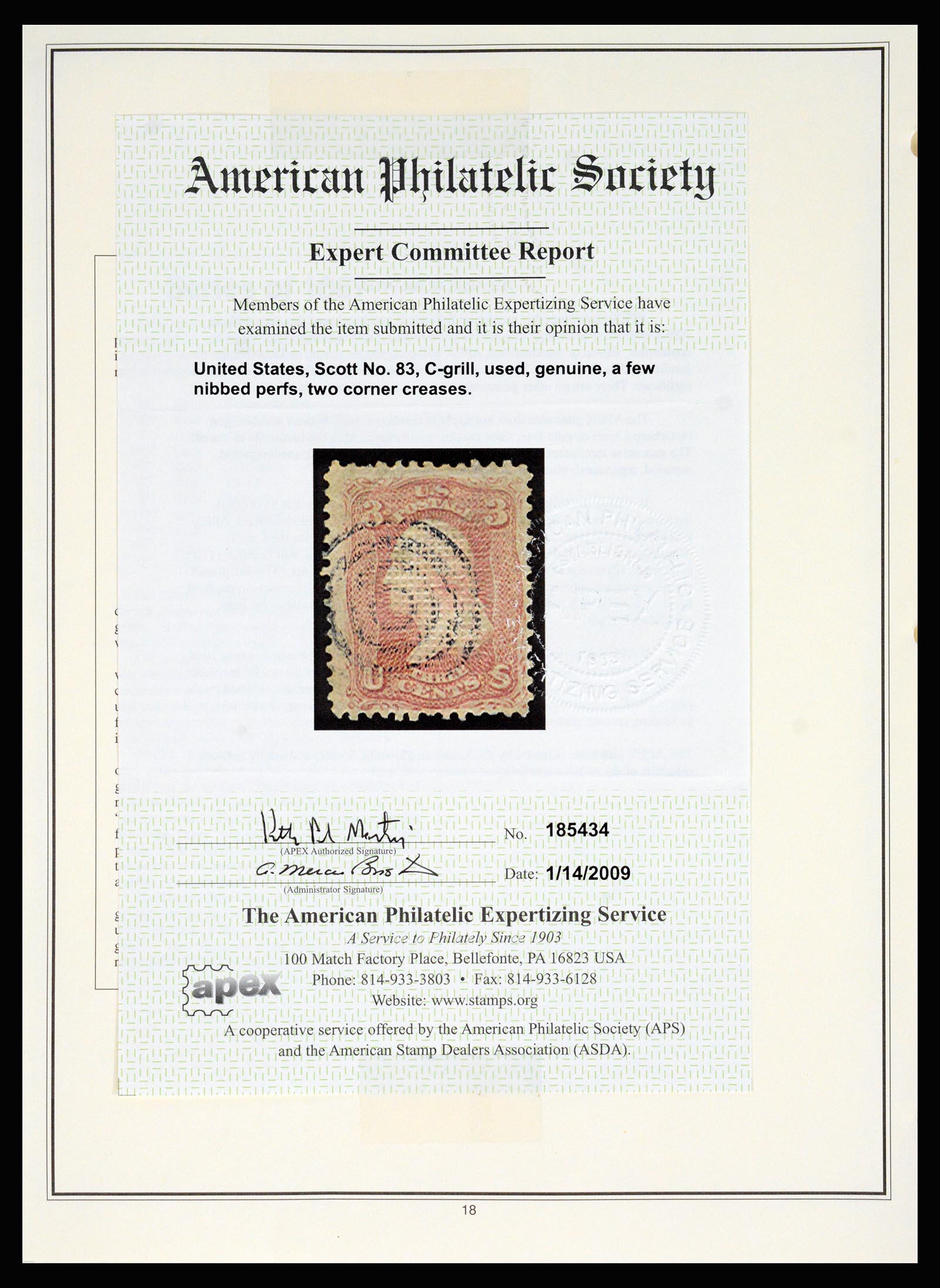 37200 013 - Postzegelverzameling 37200 USA supercollectie 1847-1969.