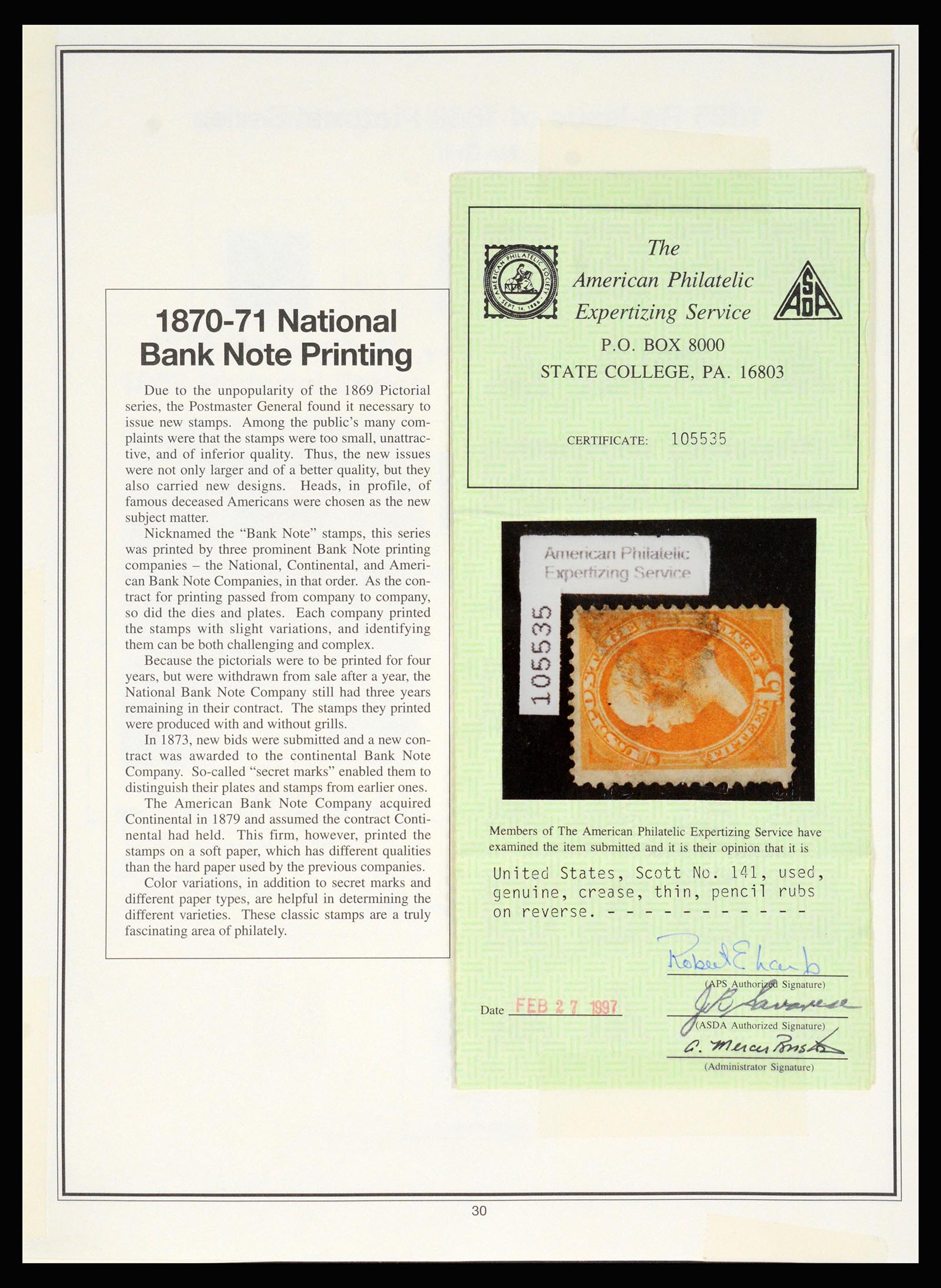 37200 018 - Postzegelverzameling 37200 USA supercollectie 1847-1969.