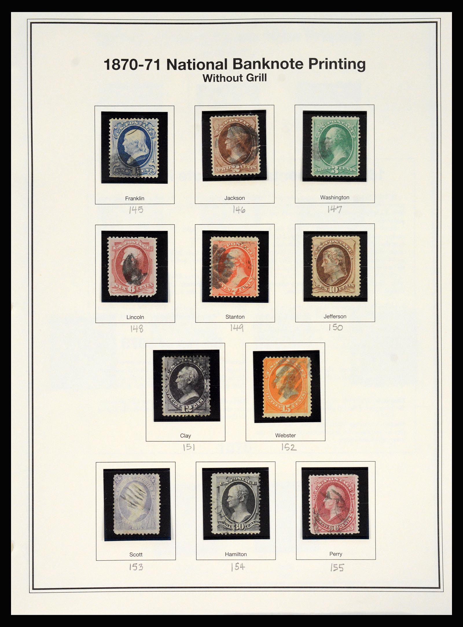 37200 020 - Stamp collection 37200 USA supercollection 1847-1969.