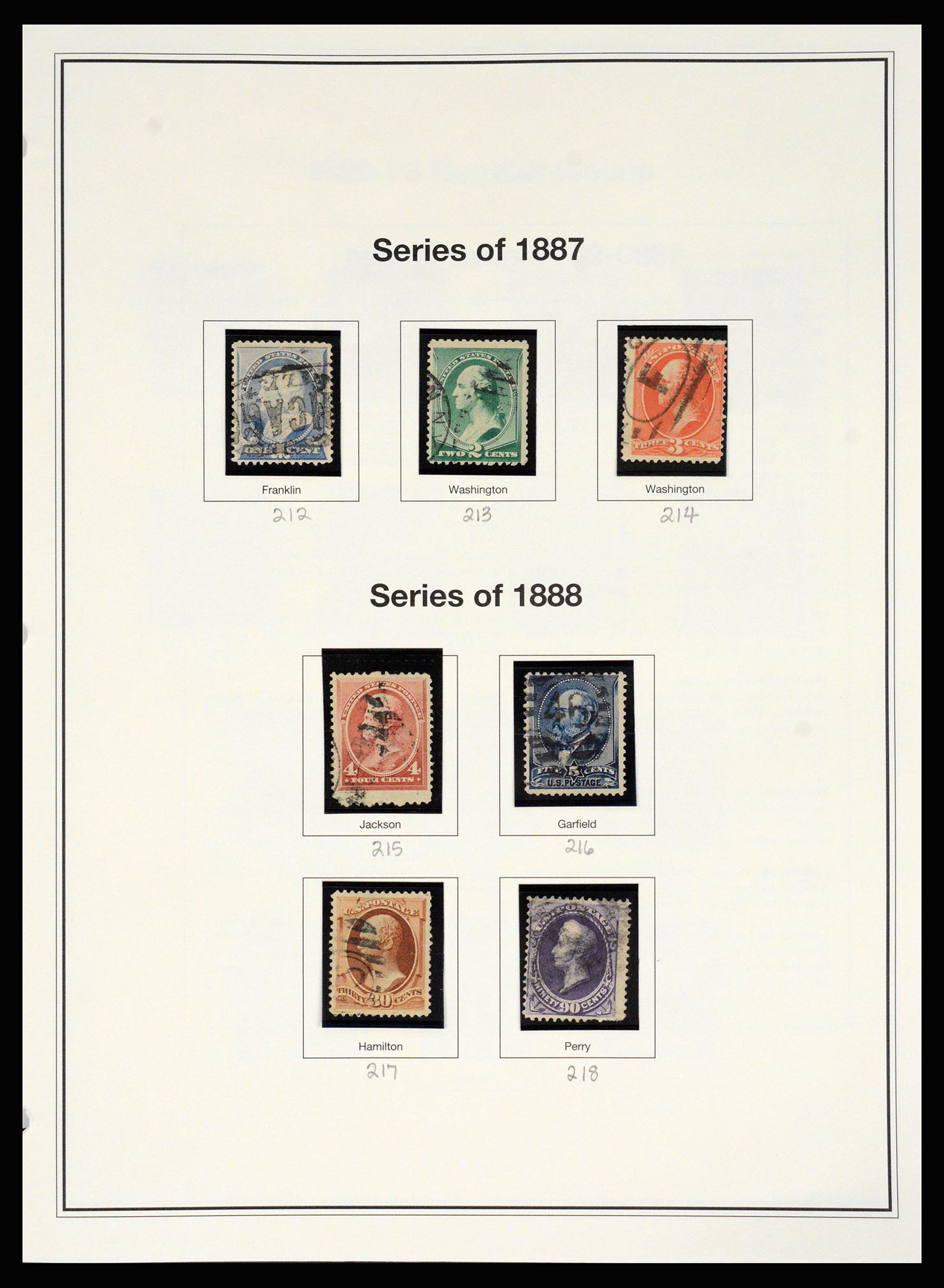 37200 024 - Stamp collection 37200 USA supercollection 1847-1969.