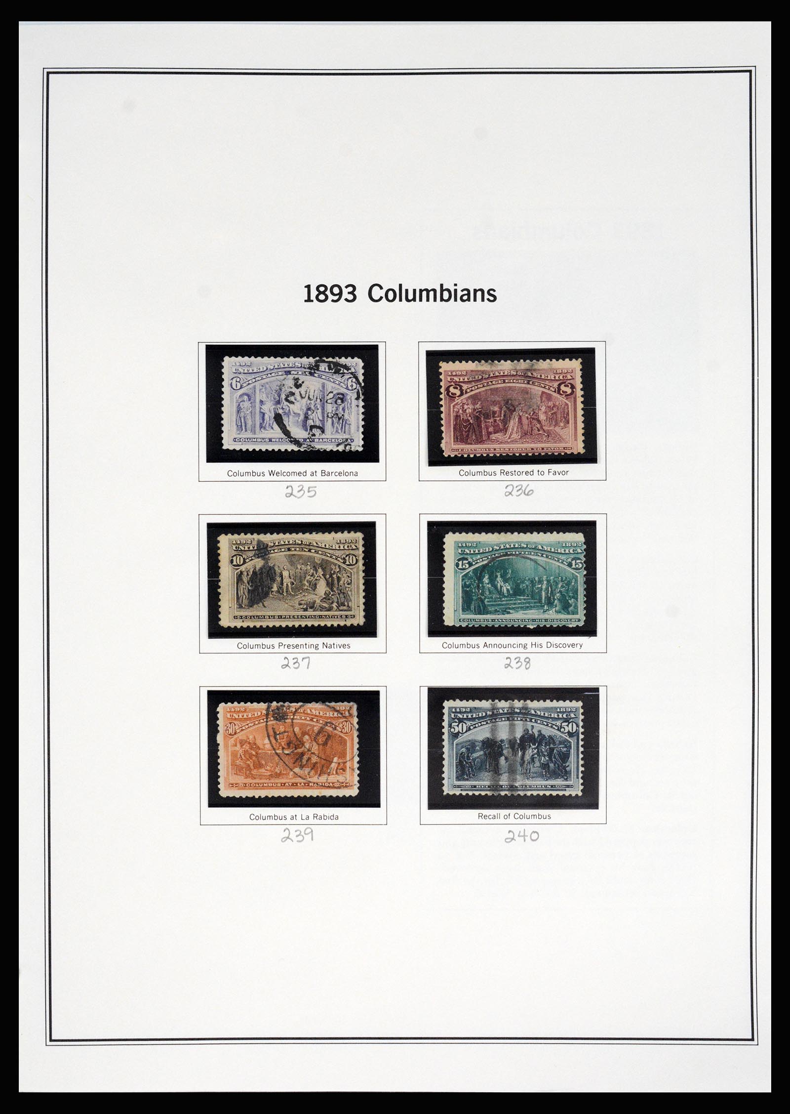 37200 027 - Postzegelverzameling 37200 USA supercollectie 1847-1969.