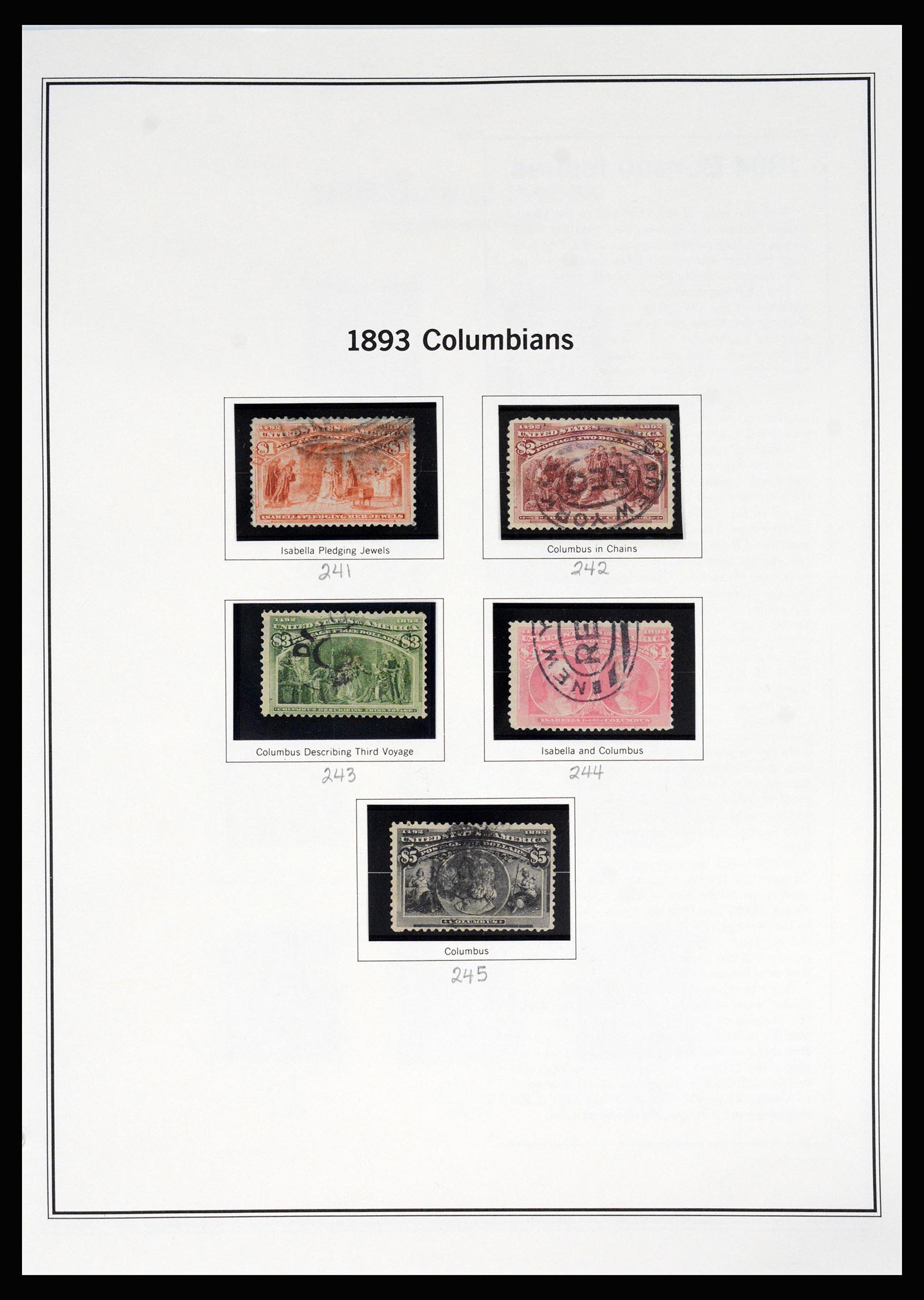 37200 028 - Postzegelverzameling 37200 USA supercollectie 1847-1969.