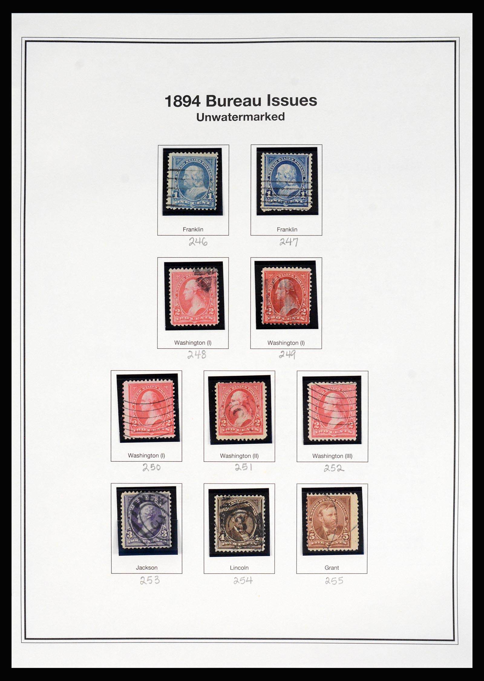 37200 029 - Stamp collection 37200 USA supercollection 1847-1969.